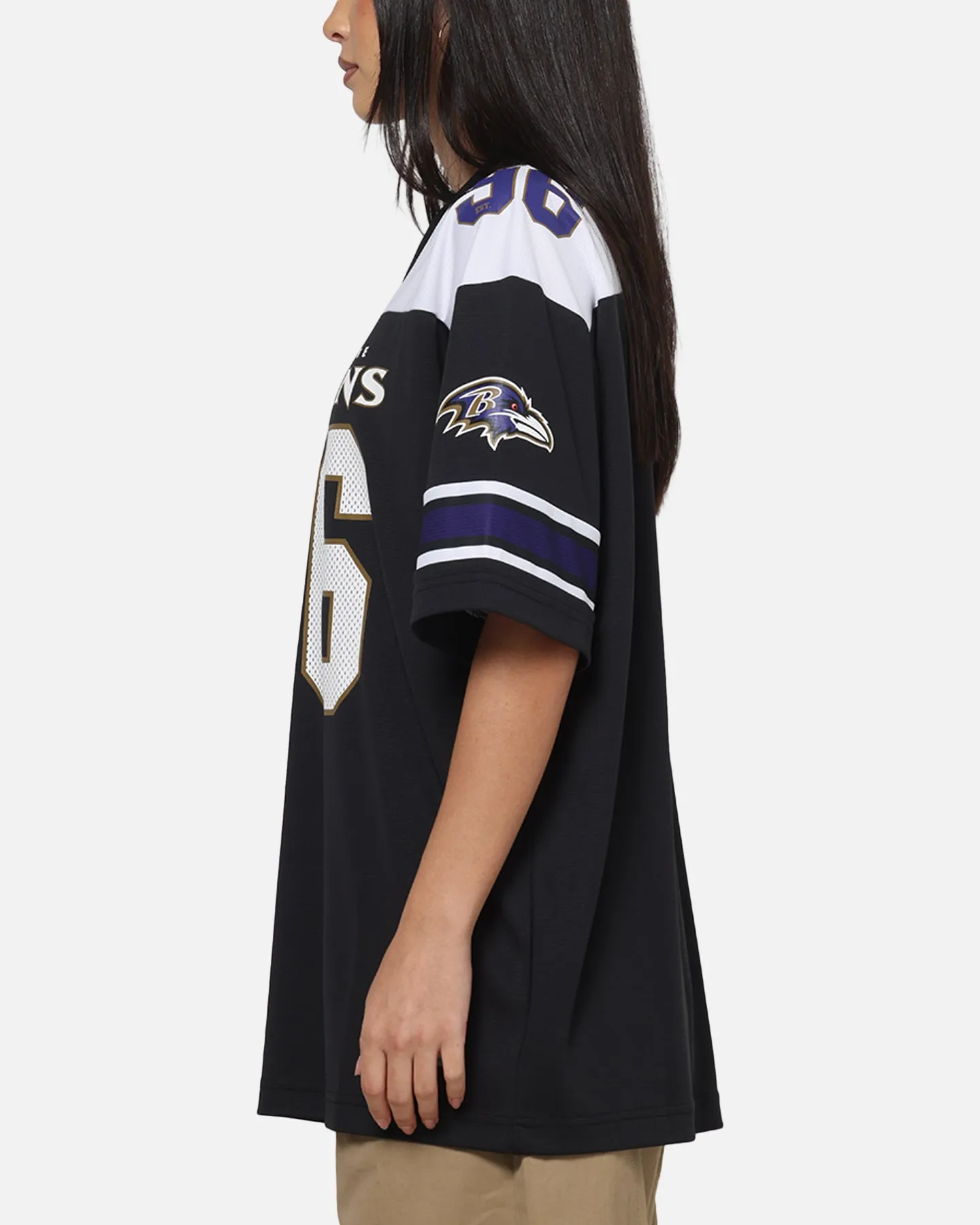 Majestic Athletic Baltimore Ravens Glenver Mesh Oversized T-Shirt Black sold by Culture Kings product image thumbnail 5