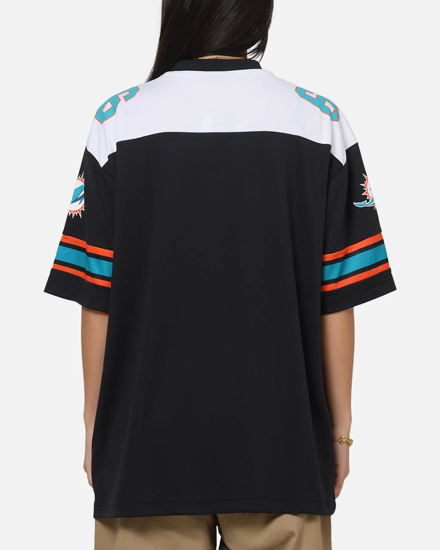 Majestic Athletic Miami Dolphins Glenver Mesh Oversized T-Shirt Black sold by Culture Kings product image thumbnail 3