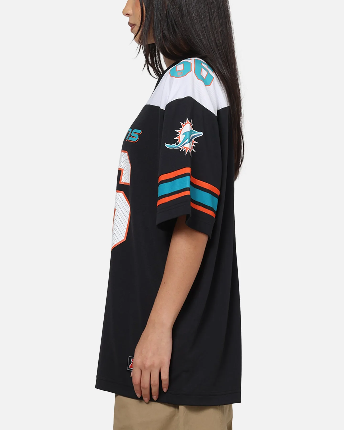 Majestic Athletic Miami Dolphins Glenver Mesh Oversized T-Shirt Black sold by Culture Kings product image thumbnail 5