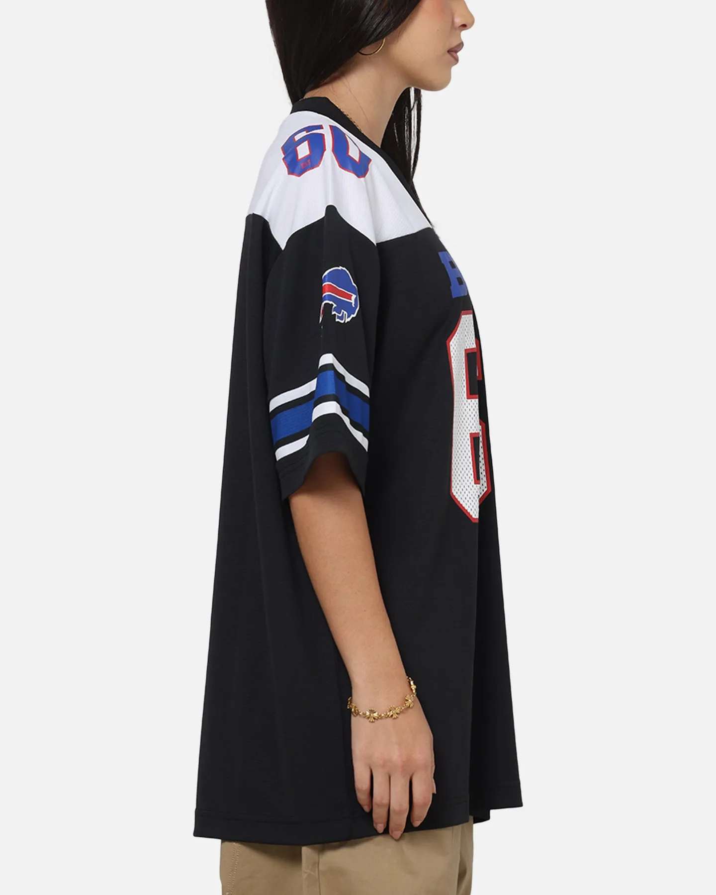 Majestic Athletic Buffalo Bills Glenver Mesh Oversized T-Shirt Black sold by Culture Kings product image thumbnail 4