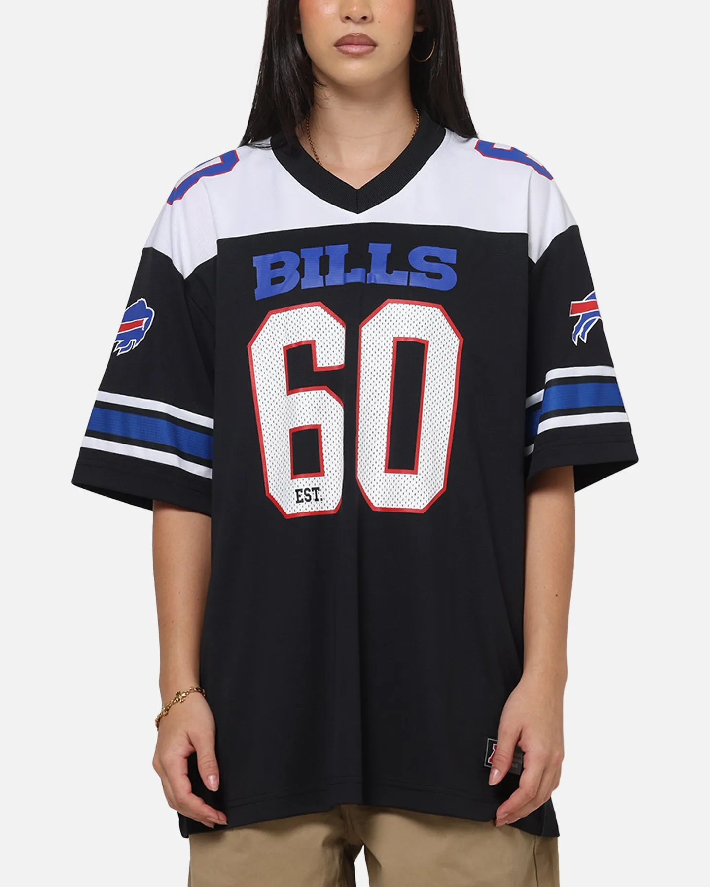 Majestic Athletic Buffalo Bills Glenver Mesh Oversized T-Shirt Black sold by Culture Kings