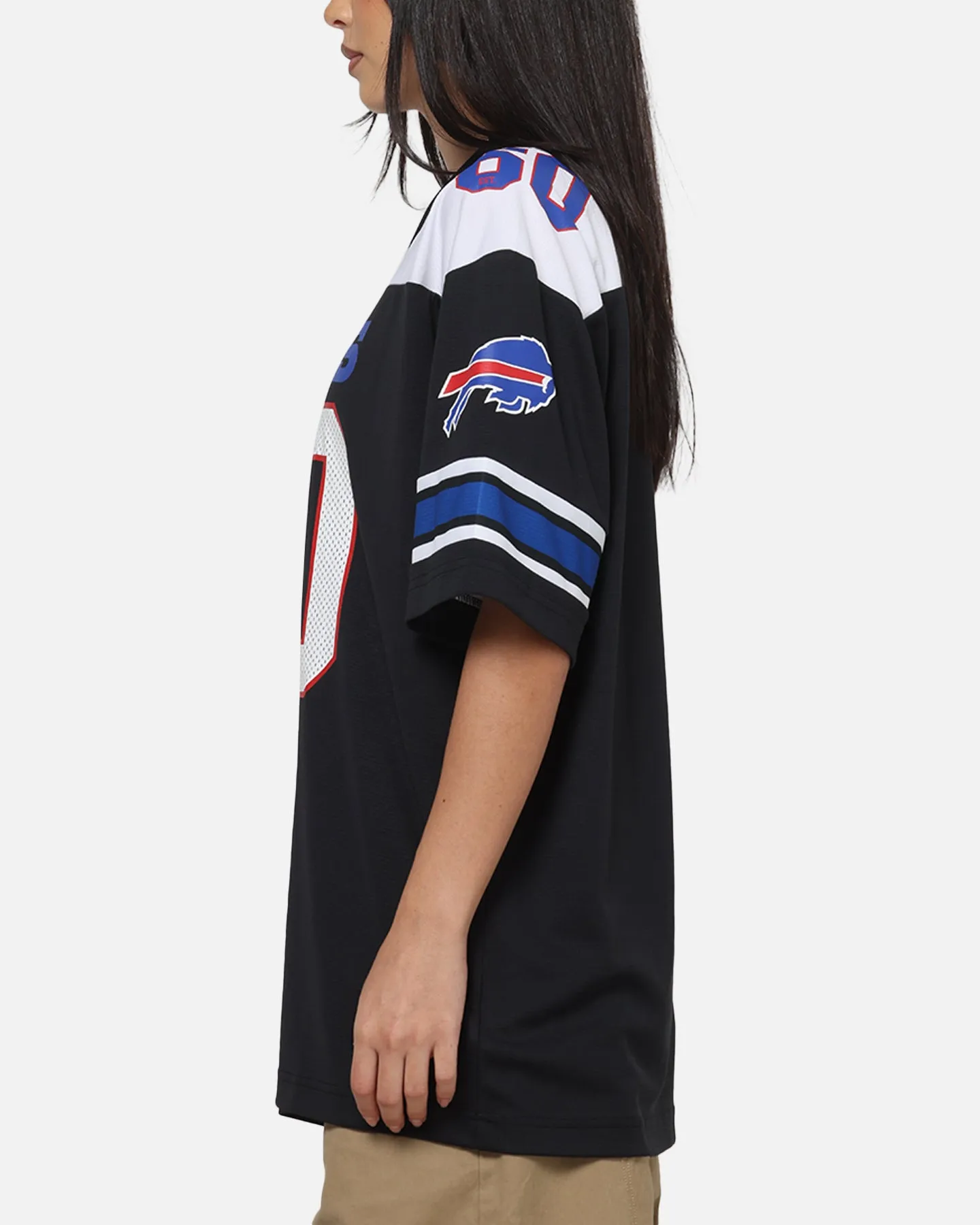 Majestic Athletic Buffalo Bills Glenver Mesh Oversized T-Shirt Black sold by Culture Kings product image thumbnail 5