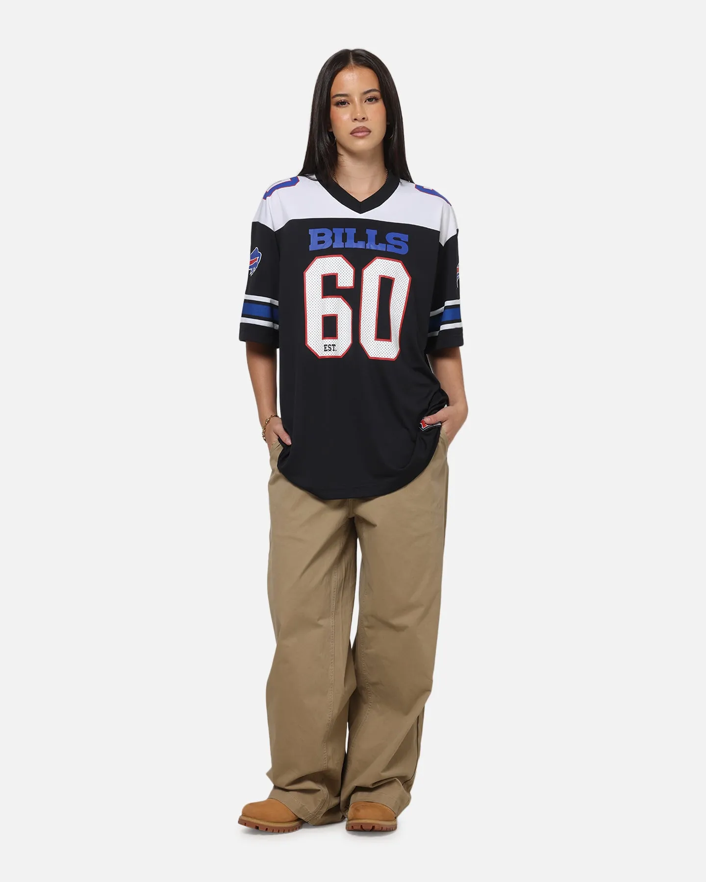 Majestic Athletic Buffalo Bills Glenver Mesh Oversized T-Shirt Black sold by Culture Kings product image thumbnail 2