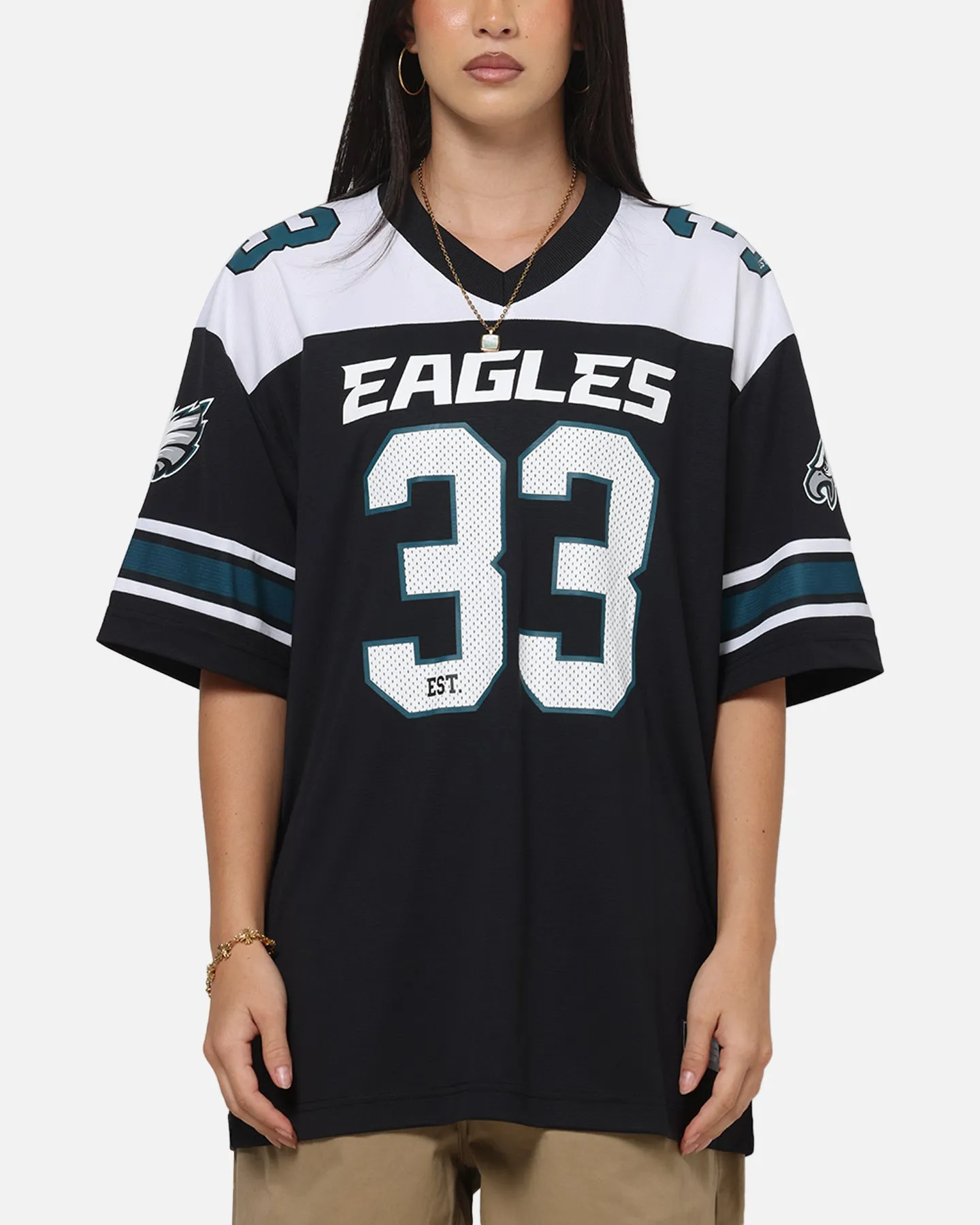 Majestic Athletic Philadelphia Eagles Glenver Mesh Oversized T-Shirt Black sold by Culture Kings