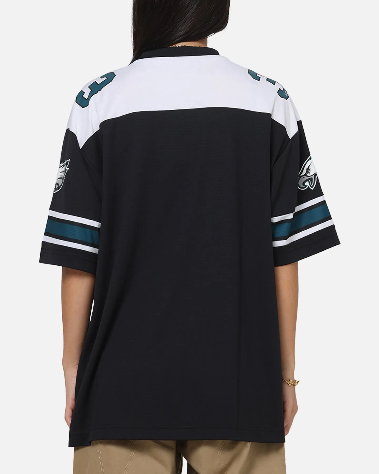 Majestic Athletic Philadelphia Eagles Glenver Mesh Oversized T-Shirt Black sold by Culture Kings product image thumbnail 3