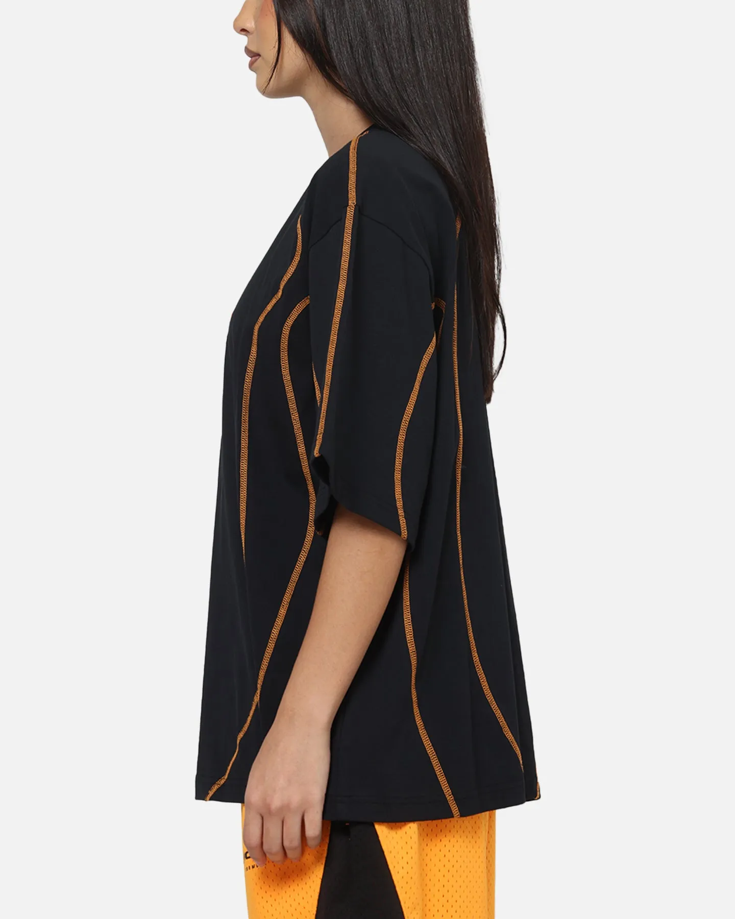 Mitchell & Ness X Mclaren Panel T-Shirt Black/Papaya sold by Culture Kings product image thumbnail 5