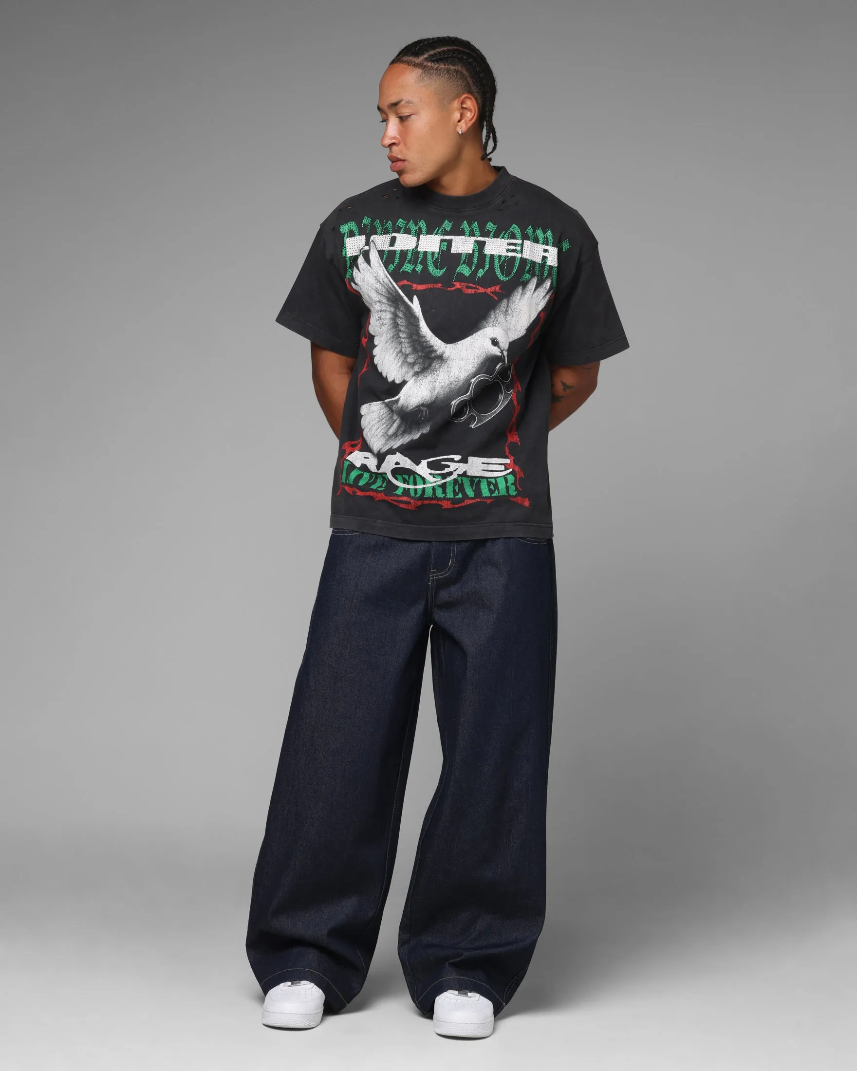 Loiter Star Born Jeans Indigo/Pink sold by Culture Kings product image thumbnail 2