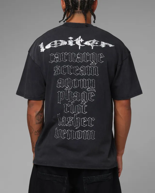 Loiter Marvel Symbiote Vintage T-Shirt Black sold by Culture Kings