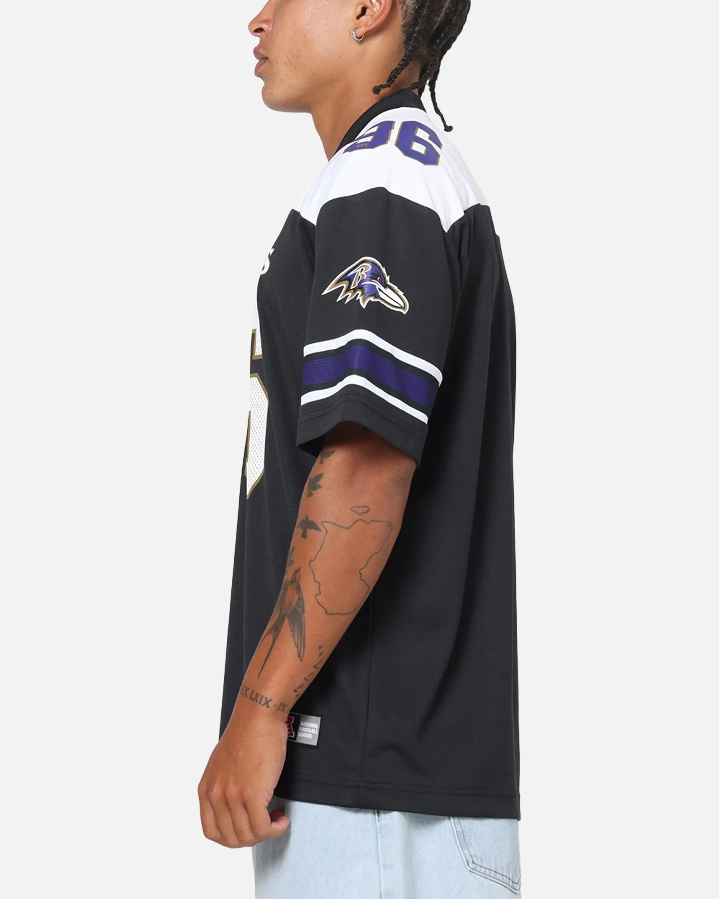 Majestic Athletic Baltimore Ravens Glenver Mesh Oversized T-Shirt Black sold by Culture Kings product image thumbnail 5