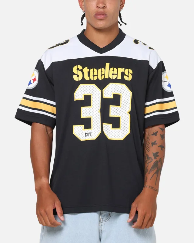 Majestic Athletic Pittsburgh Steelers Glenver Mesh Oversized T-Shirt Black sold by Culture Kings