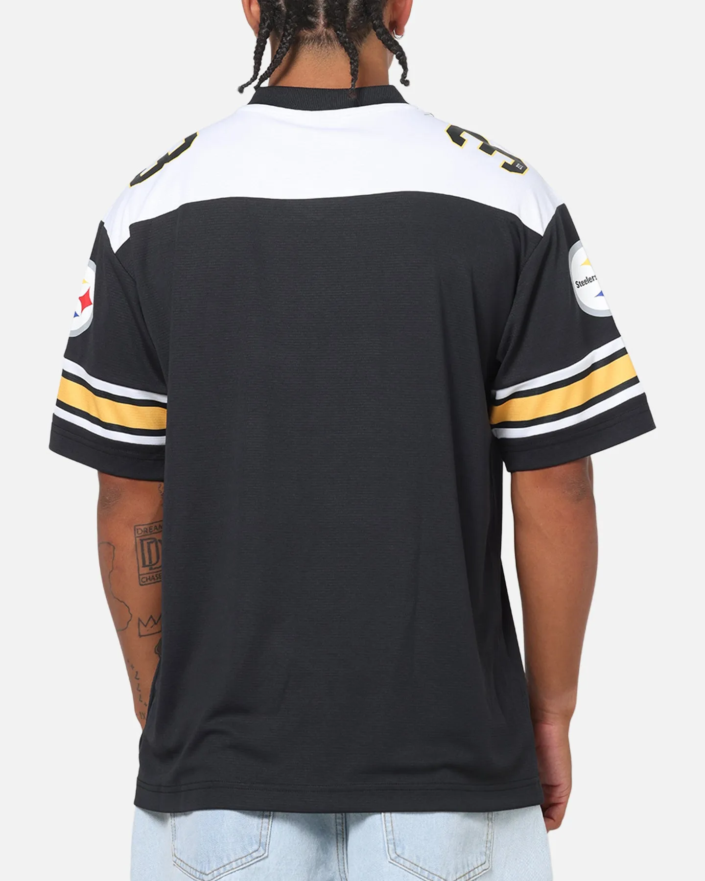 Majestic Athletic Pittsburgh Steelers Glenver Mesh Oversized T-Shirt Black sold by Culture Kings product image thumbnail 3