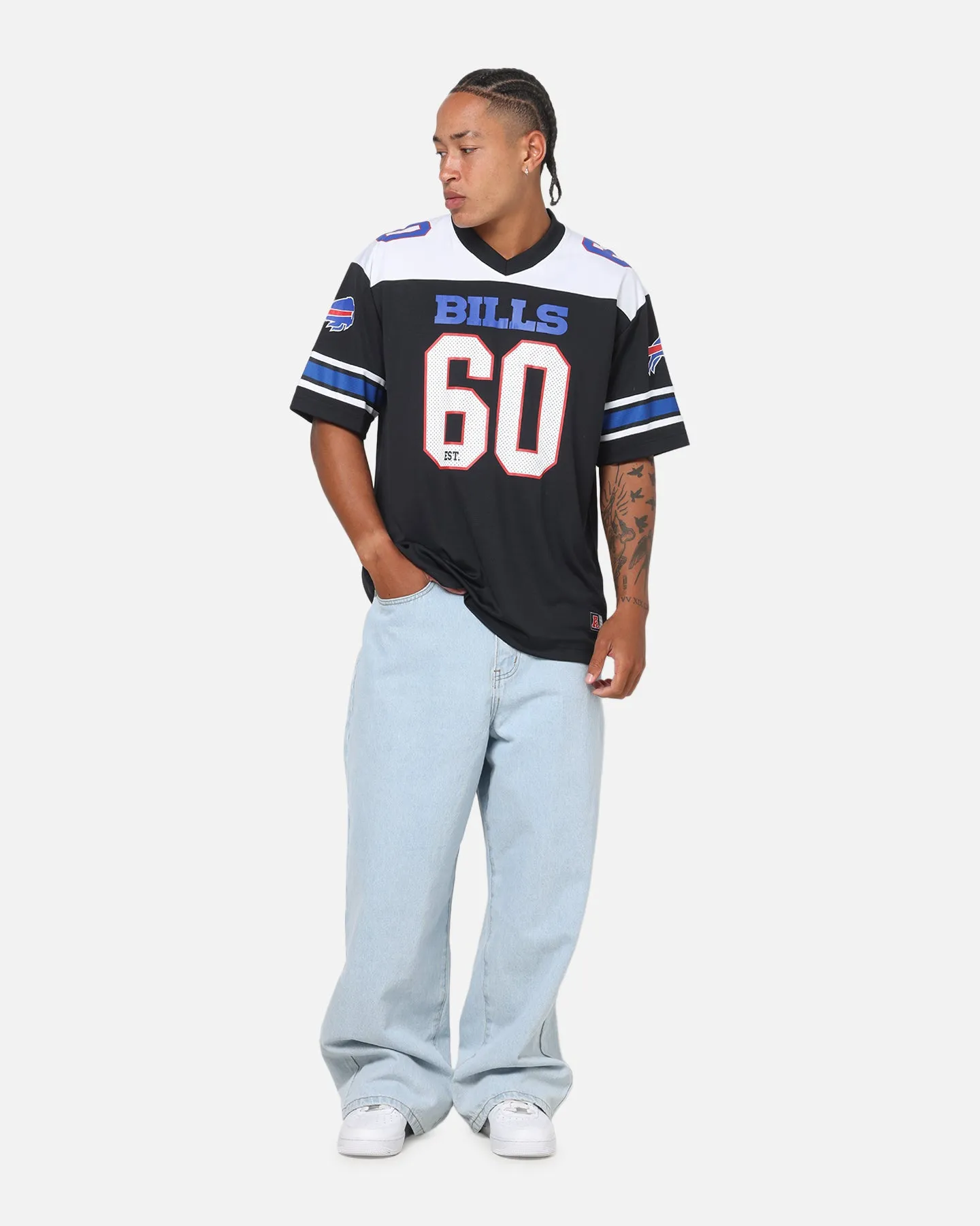 Majestic Athletic Buffalo Bills Glenver Mesh Oversized T-Shirt Black sold by Culture Kings product image thumbnail 2