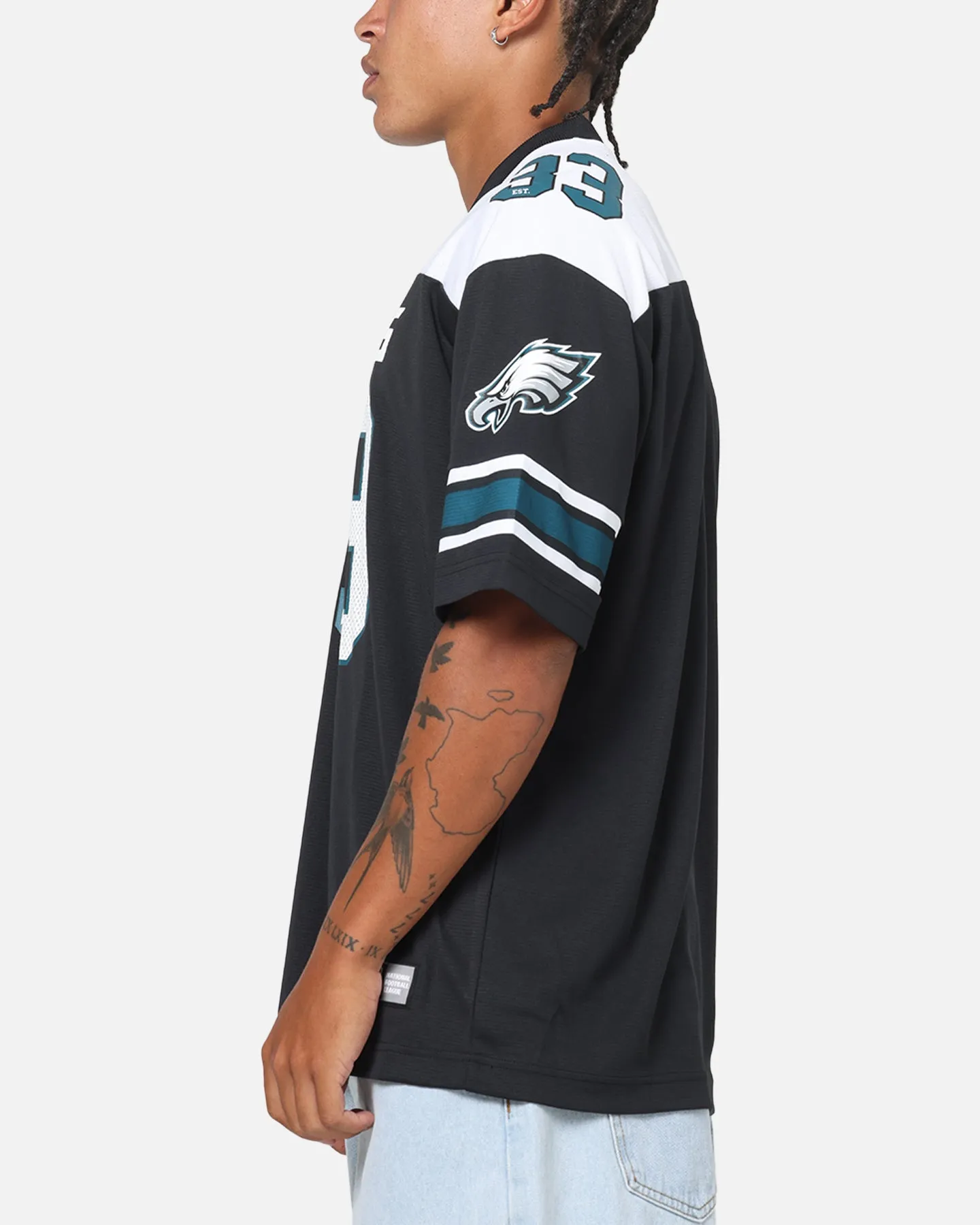 Majestic Athletic Philadelphia Eagles Glenver Mesh Oversized T-Shirt Black sold by Culture Kings product image thumbnail 5