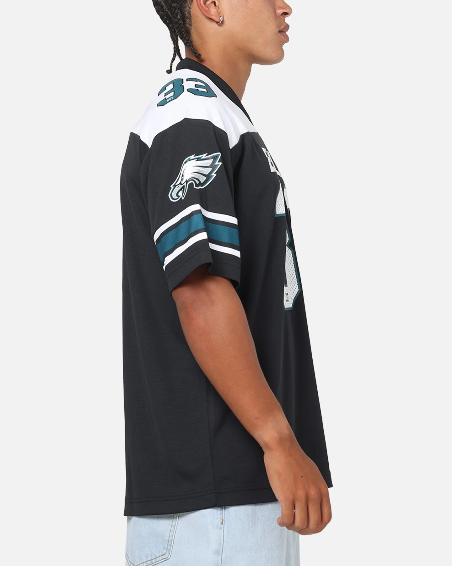 Majestic Athletic Philadelphia Eagles Glenver Mesh Oversized T-Shirt Black sold by Culture Kings product image thumbnail 4