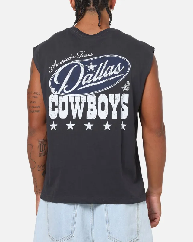 Mitchell & Ness Dallas Cowboys Americas Team Boxy Muscle T-Shirt Washed Black made by Mitchell & Ness