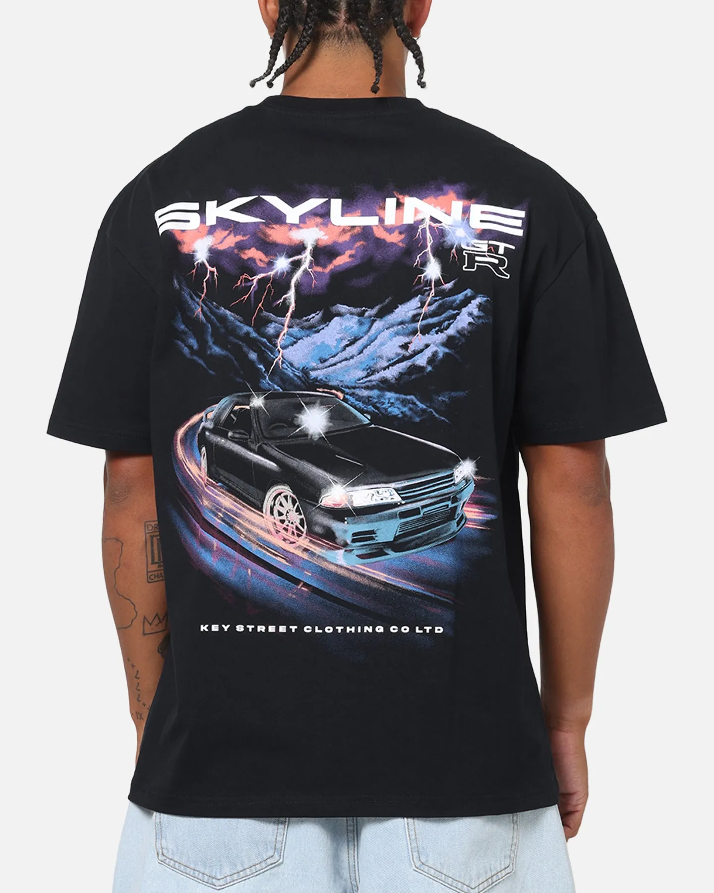 Key Street R32 Storm Heavy T-Shirt Black sold by Culture Kings