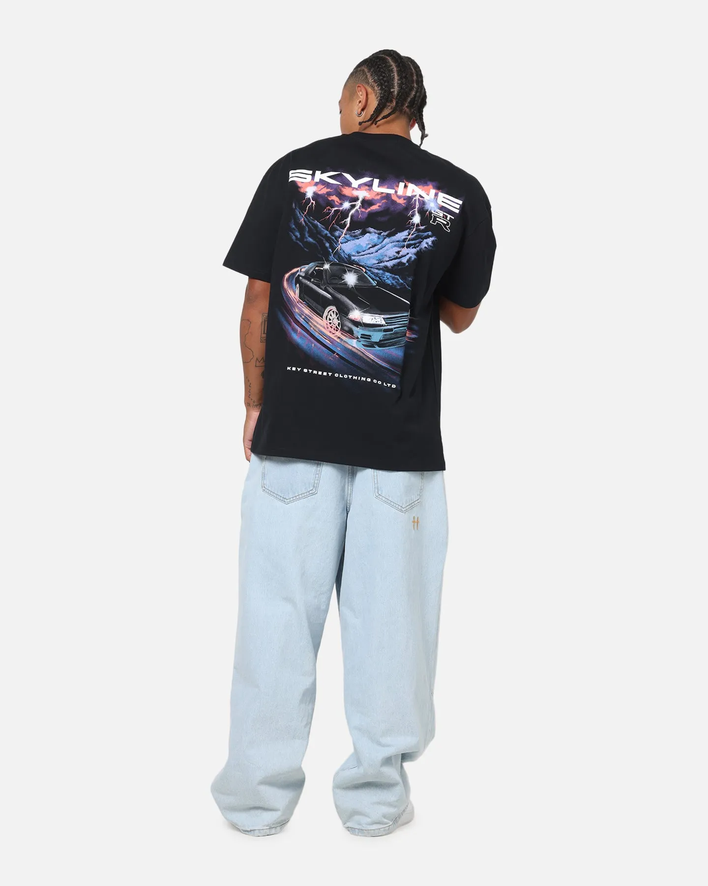 Key Street R32 Storm Heavy T-Shirt Black sold by Culture Kings product image thumbnail 3