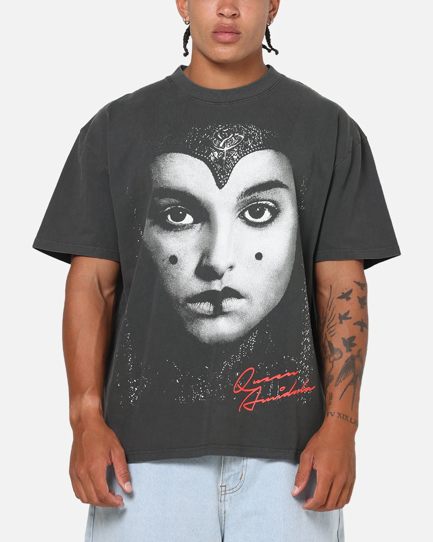 73Studio Star Wars Queen Amidala Heavy T-Shirt Black Wash sold by Culture Kings