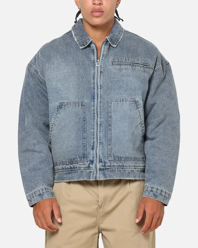 Saint Morta Halo Zip Jacket Dirty Denim sold by Culture Kings
