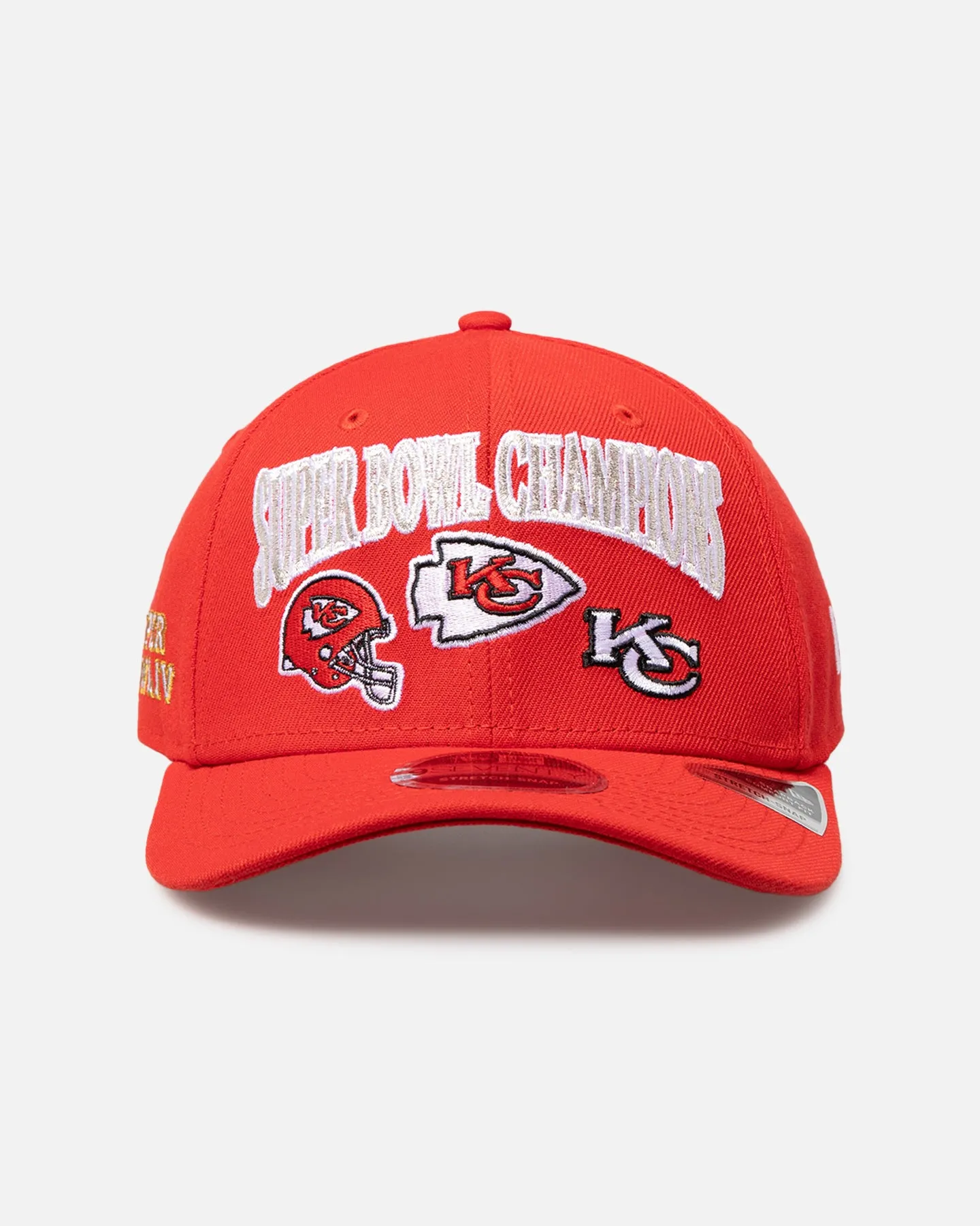 New Era Kansas City Chiefs 'Super Bowl Champs' 9SEVENTY Stretch Snapback Official Team Colour sold by Culture Kings