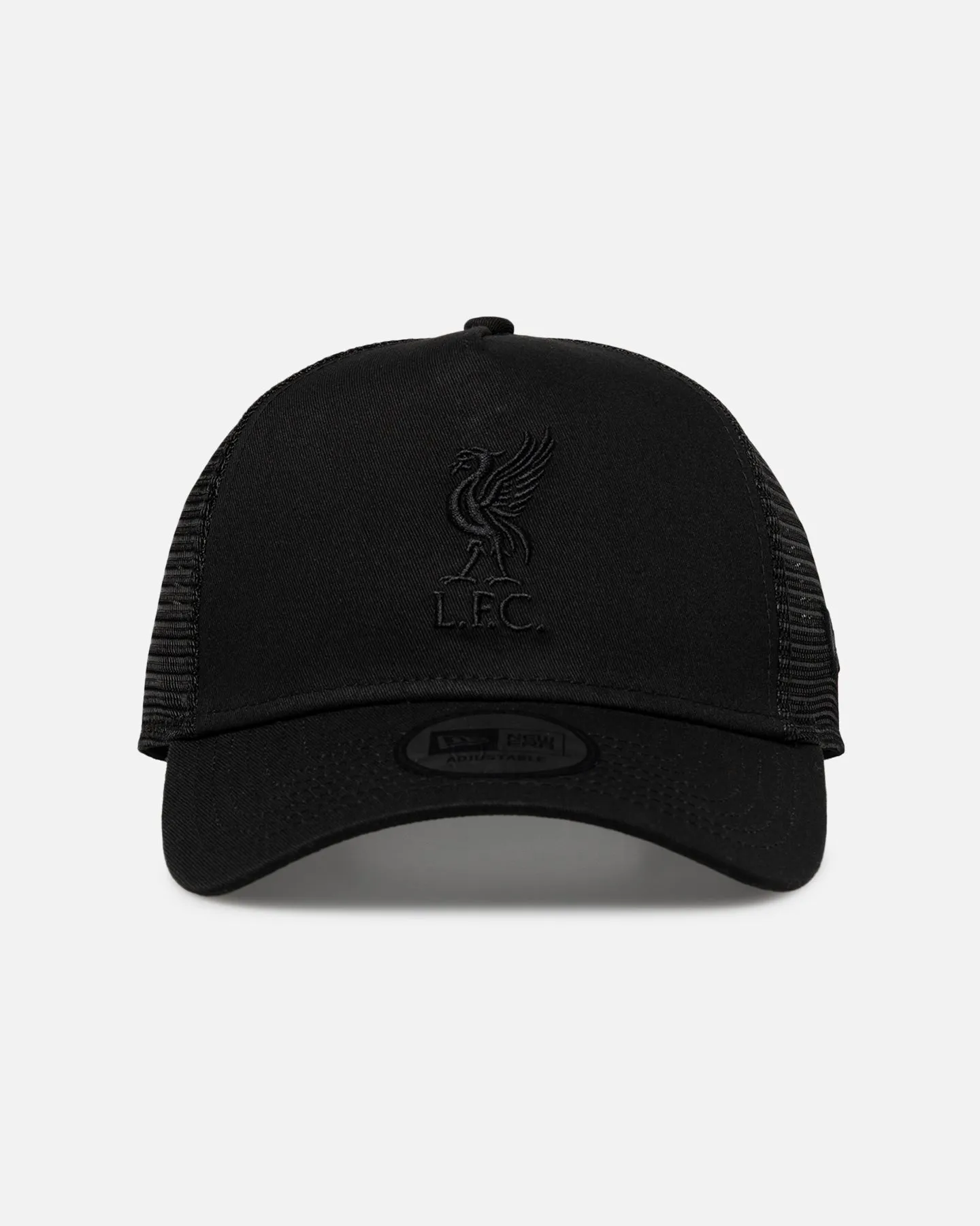 New Era Liverpool FC 9FORTY A-Frame Trucker Snapback Black sold by Culture Kings