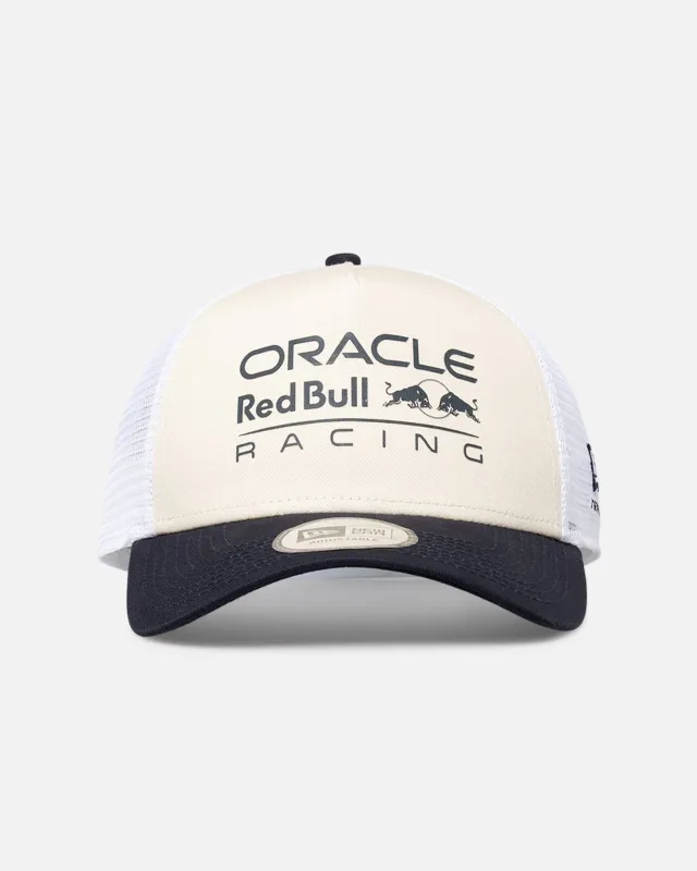 New Era X Red Bull Racing F1 'Seasonal' 9FORTY A-Frame Snapback Light Beige made by New Era