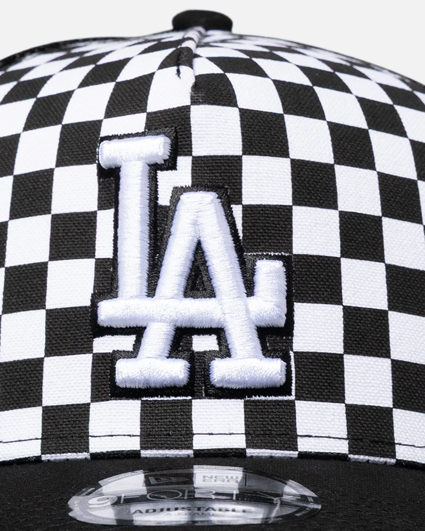 New Era Los Angeles Dodgers 'Checker Trucker' 9FORTY A-Frame Trucker Snapback White sold by Culture Kings product image thumbnail 5