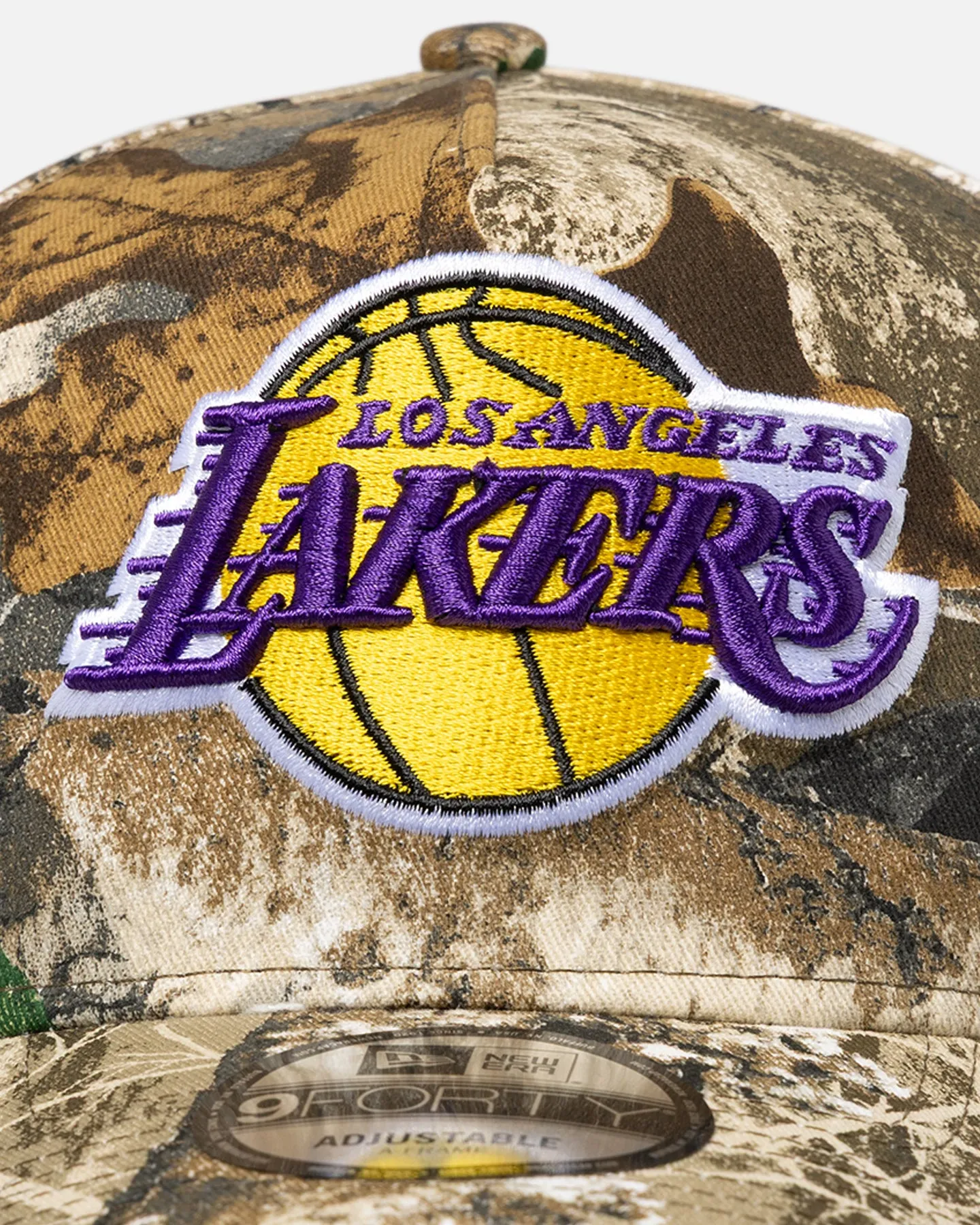 New Era Los Angeles Lakers 'Real Tree Camo' 9FORTY A-Frame Snapback Real Tree Camo sold by Culture Kings product image thumbnail 5