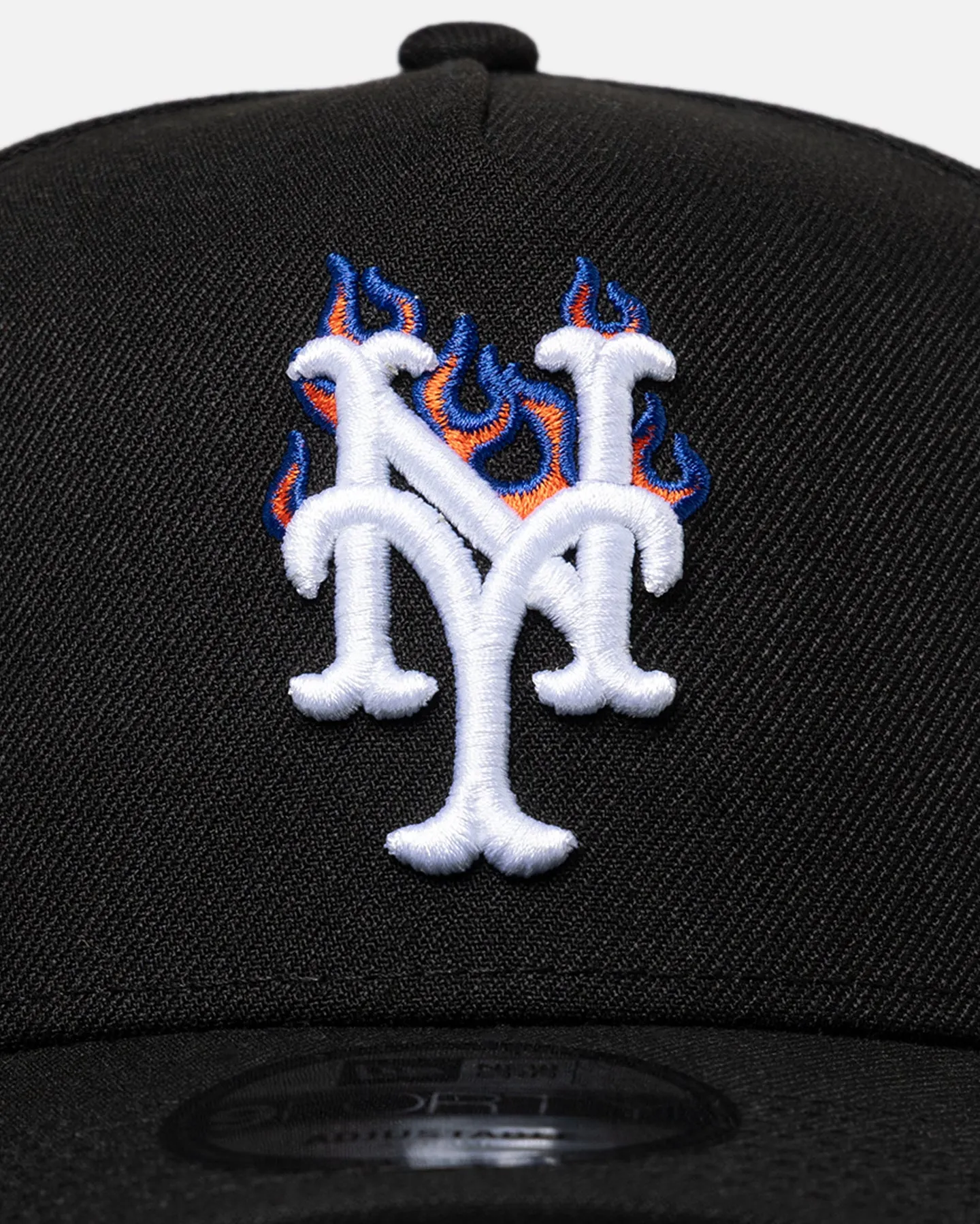 New Era New York Mets 'Flame Logo' 9FORTY A-Frame Snapback Black sold by Culture Kings product image thumbnail 5