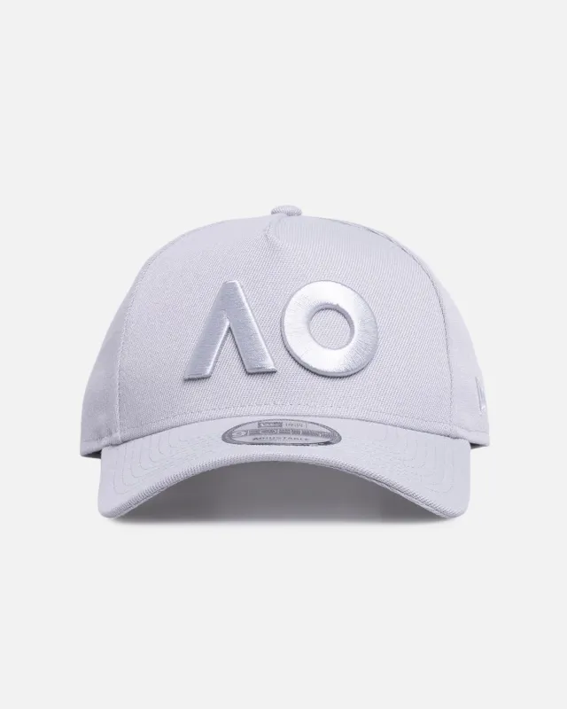 New Era Australian Open '26 9FORTY A-Frame Snapback Grey made by New Era