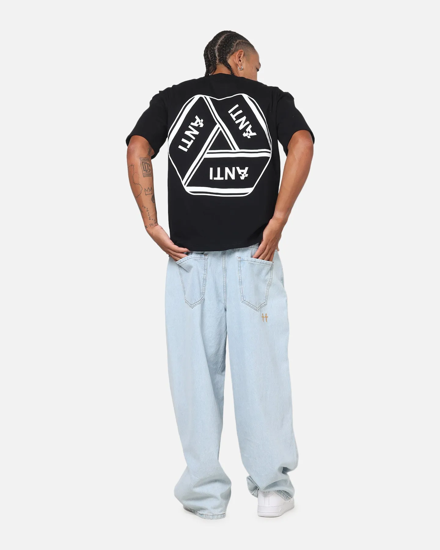 The Anti Order Reverse Logo T-Shirt Black sold by Culture Kings product image thumbnail 3