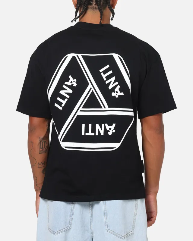 The Anti Order Reverse Logo T-Shirt Black sold by Culture Kings