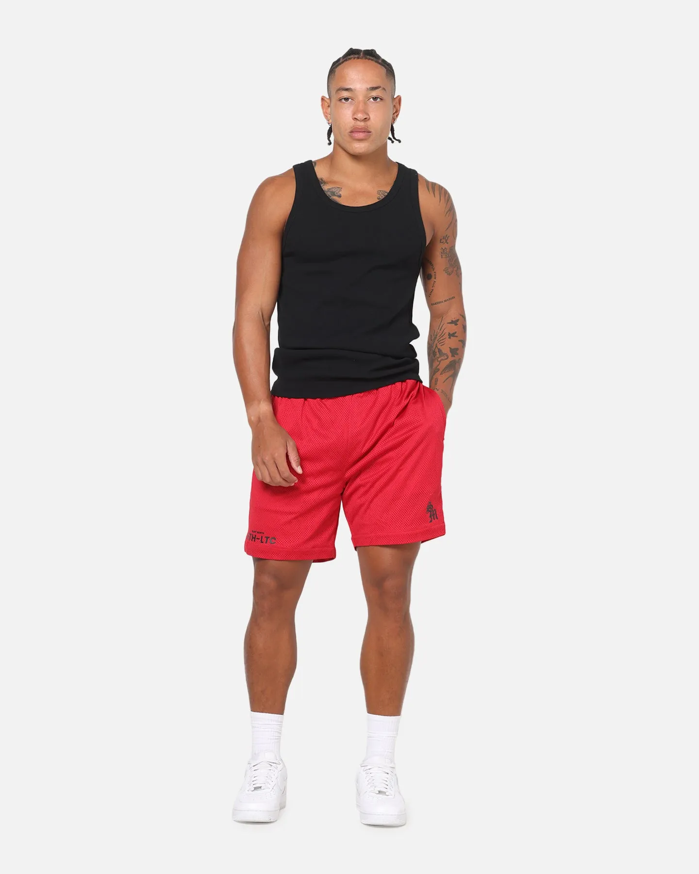 Saint Morta Athltc Mesh Shorts Pigment Red sold by Culture Kings product image thumbnail 2