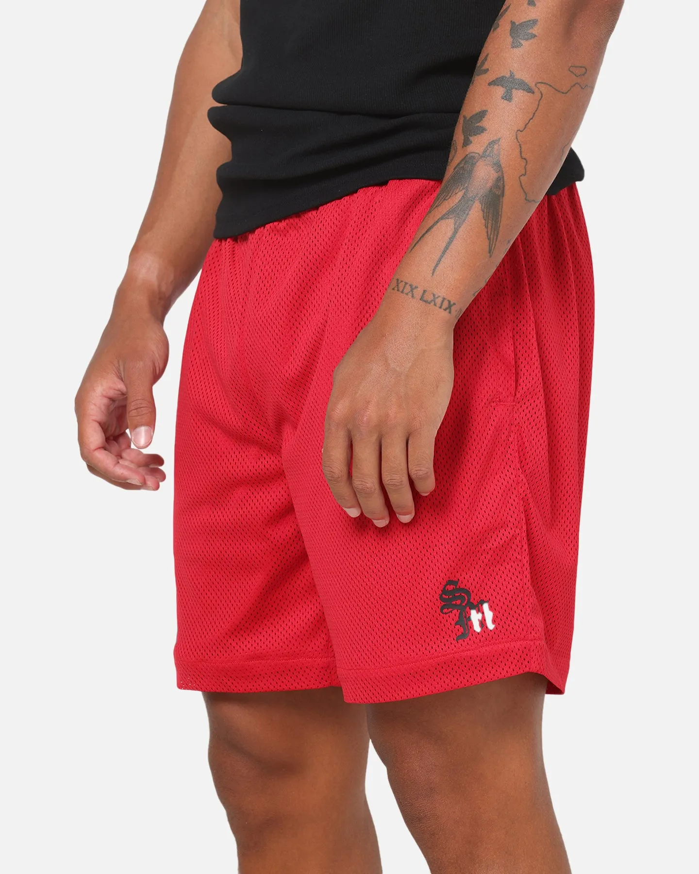Saint Morta Athltc Mesh Shorts Pigment Red sold by Culture Kings product image thumbnail 3