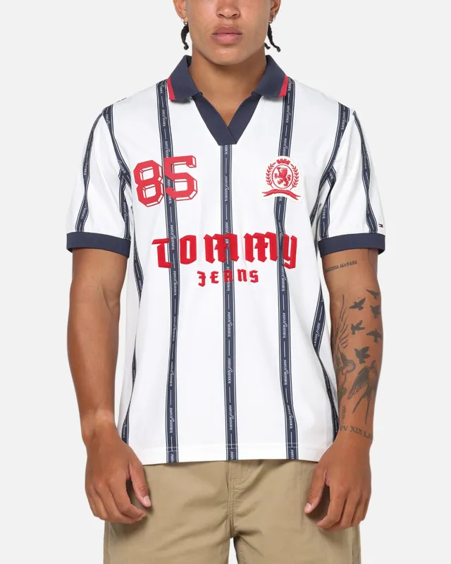 Tommy Jeans Sports Polo T-Shirt Ecru made by Culture Kings