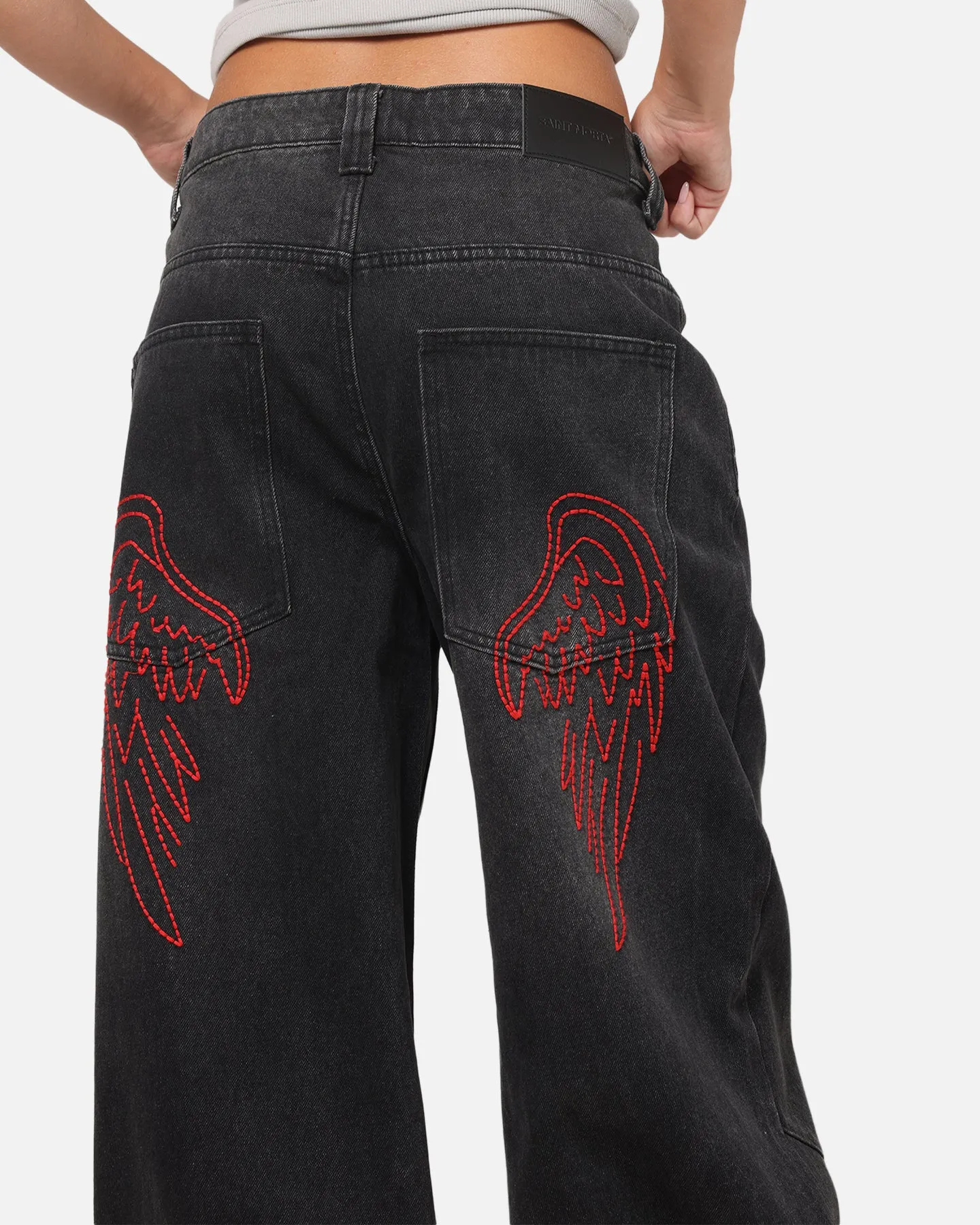 Saint Morta Amplus Revenant Jeans Black Shadow sold by Culture Kings product image thumbnail 4