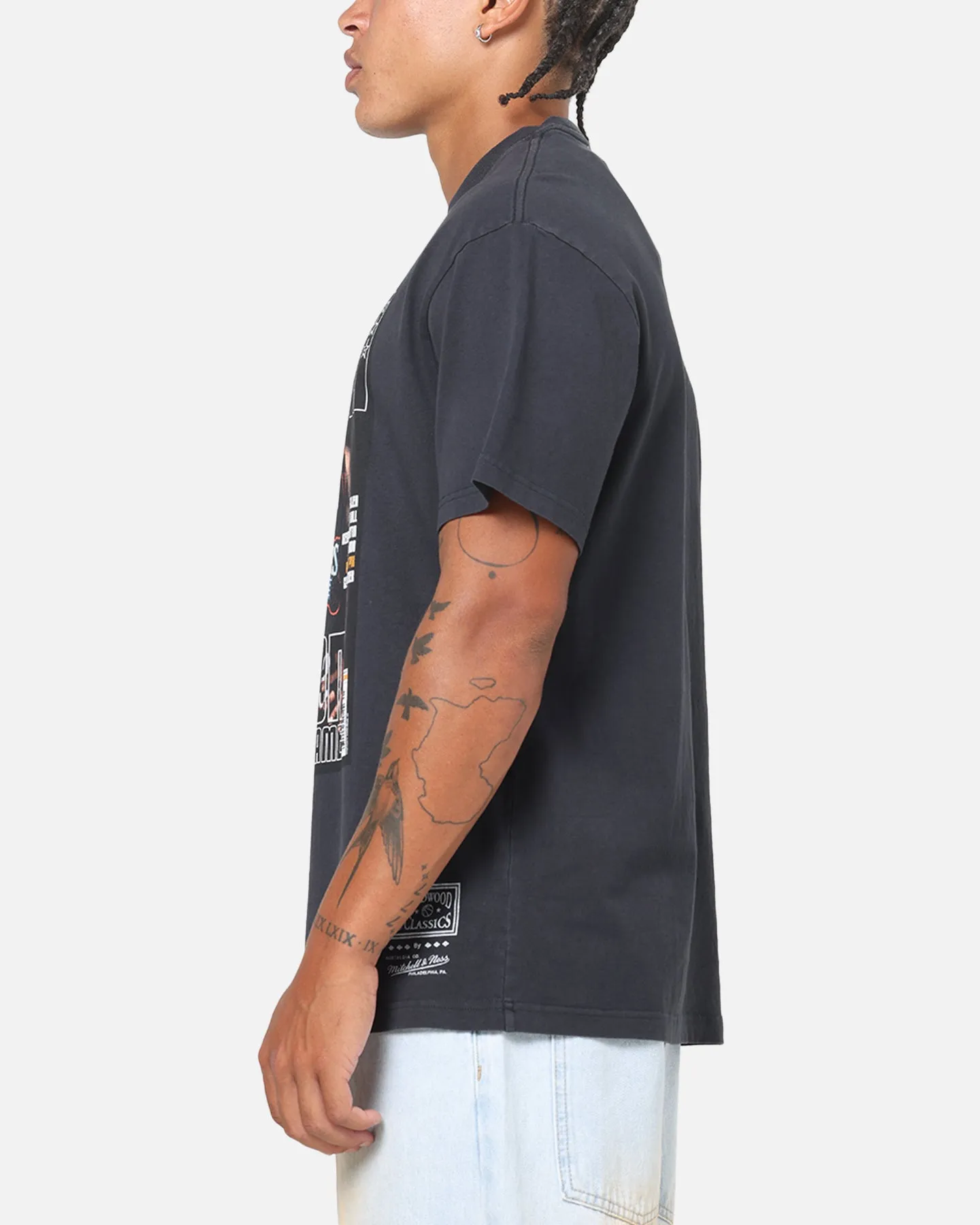 Mitchell & Ness Allen Iverson Slam T-Shirt Washed Black sold by Culture Kings product image thumbnail 5