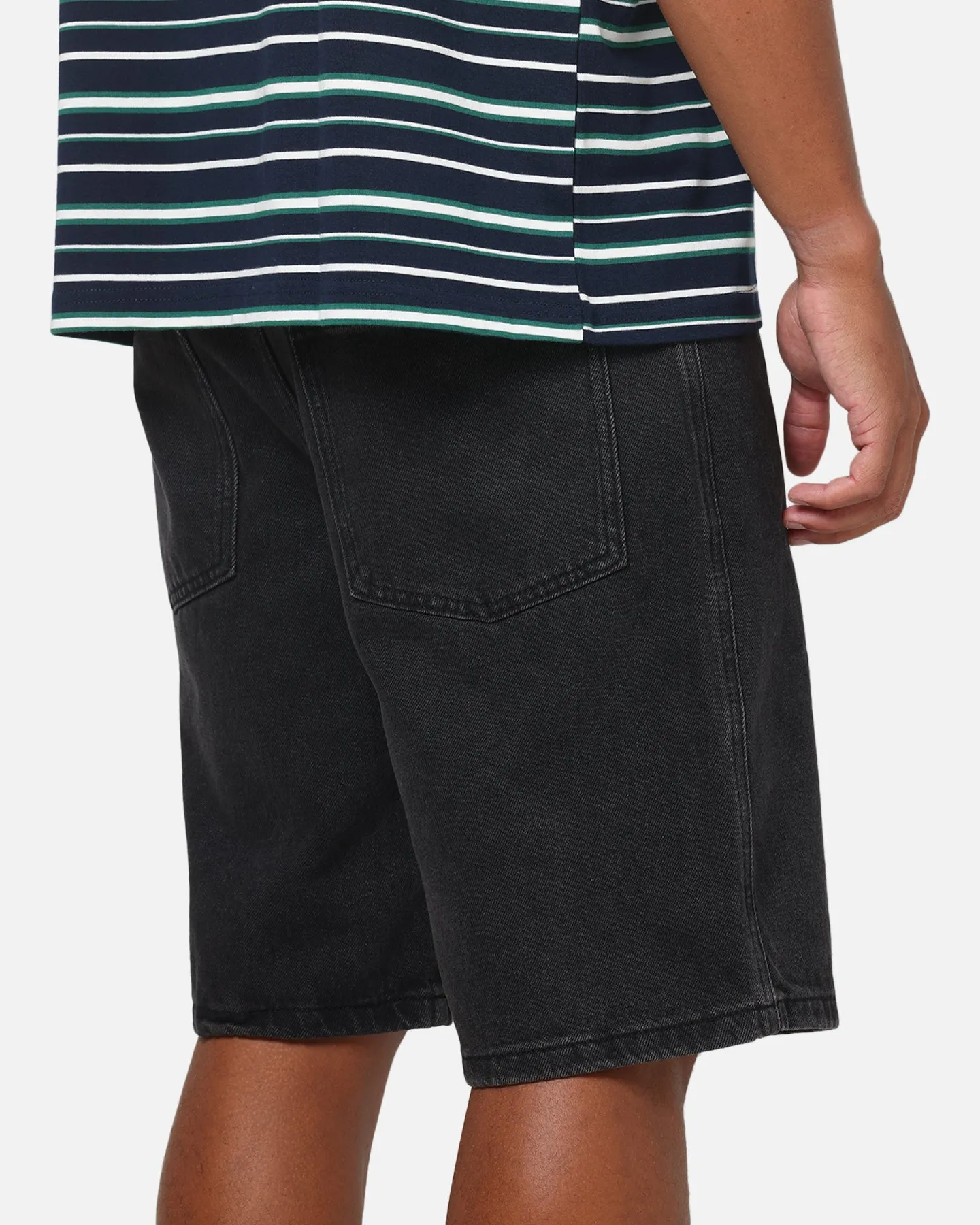 Carre Solace Baggy Jorts Washed Black sold by Culture Kings product image thumbnail 4