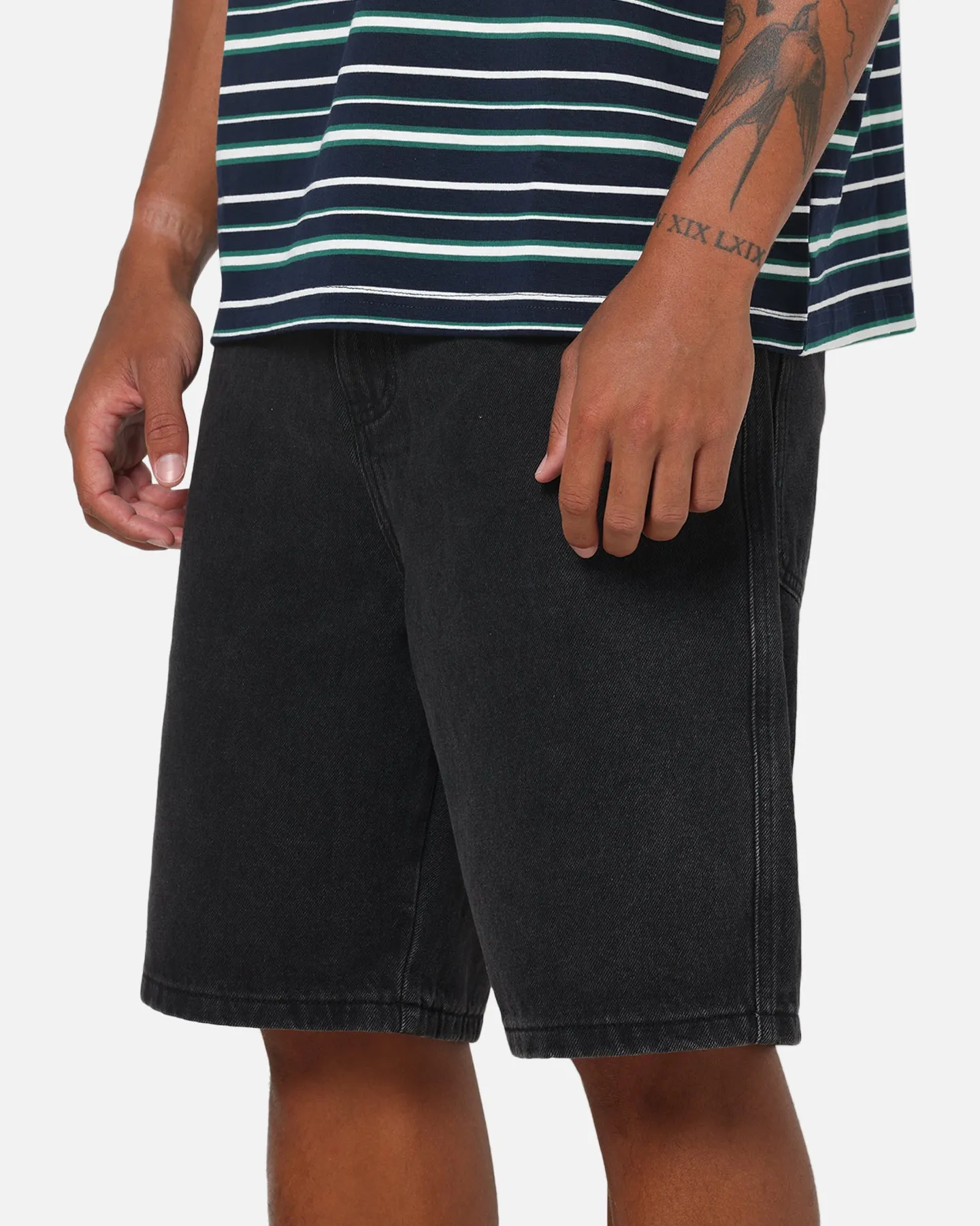 Carre Solace Baggy Jorts Washed Black sold by Culture Kings product image thumbnail 3