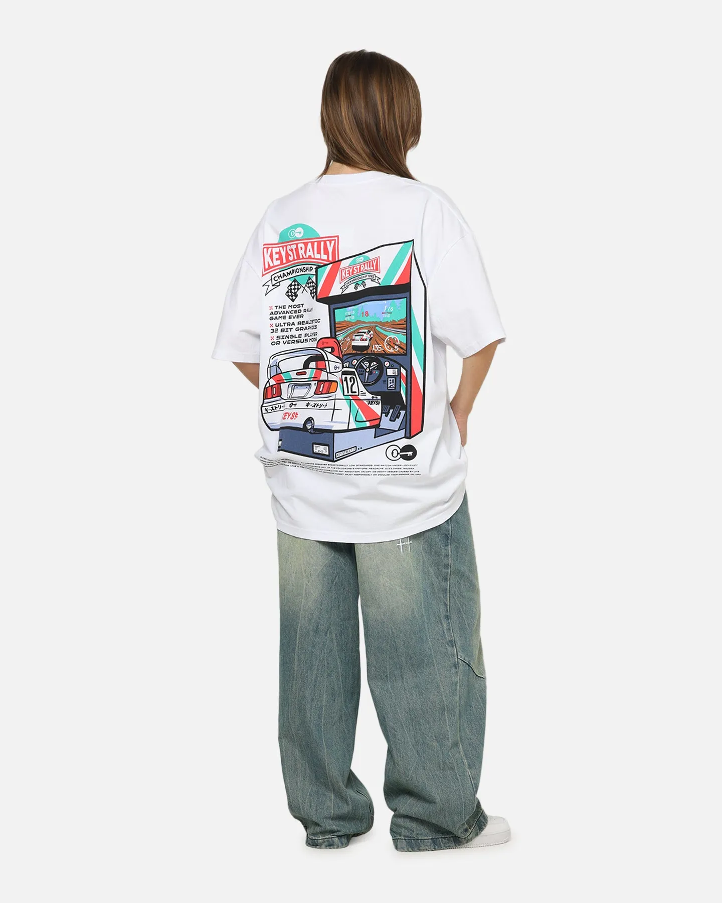 Key Street Arcade T-Shirt White sold by Culture Kings product image thumbnail 3