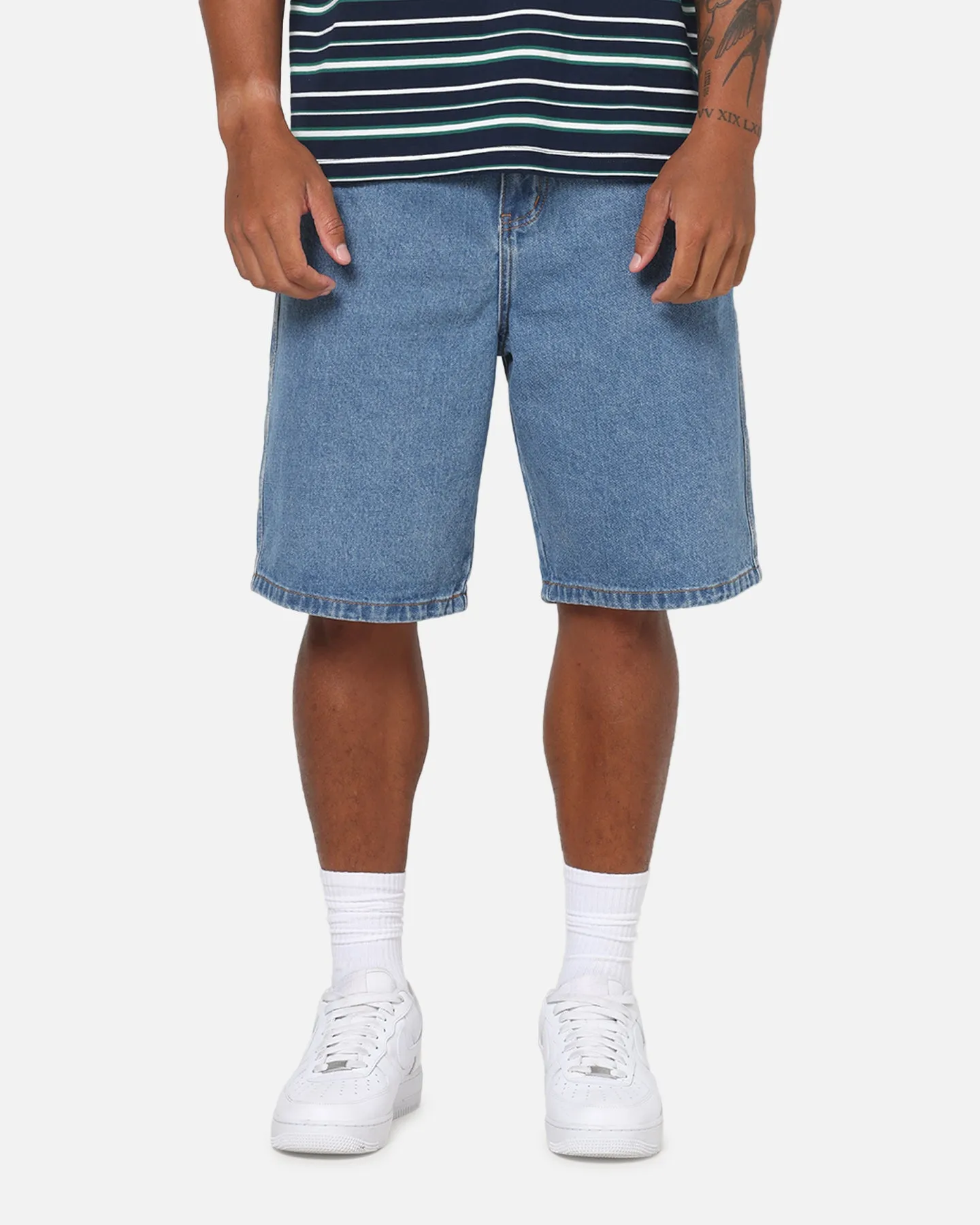Carre Solace Baggy Jorts Mid Blue sold by Culture Kings