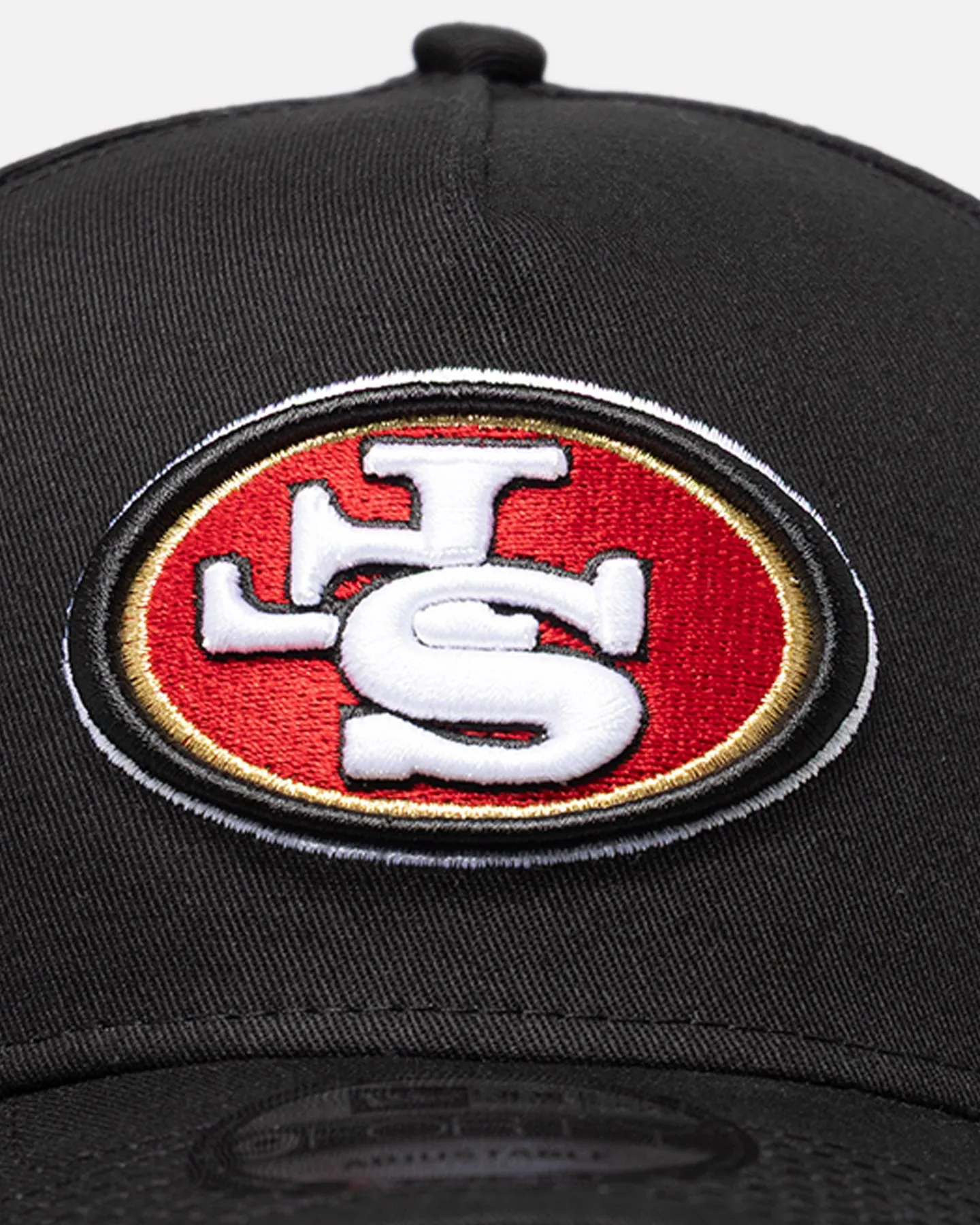 New Era San Francisco 49ers 'Upside Down Logo' 9FORTY A-Frame Snapback Black/Official Team Color sold by Culture Kings product image thumbnail 5