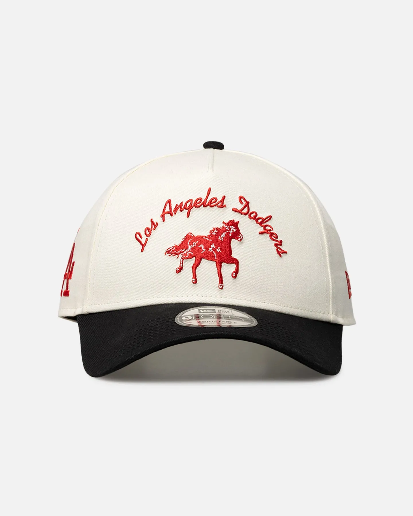 New Era Los Angeles Dodgers 'Galloping Horse' 9FORTY A-Frame Snapback White/Black sold by Culture Kings