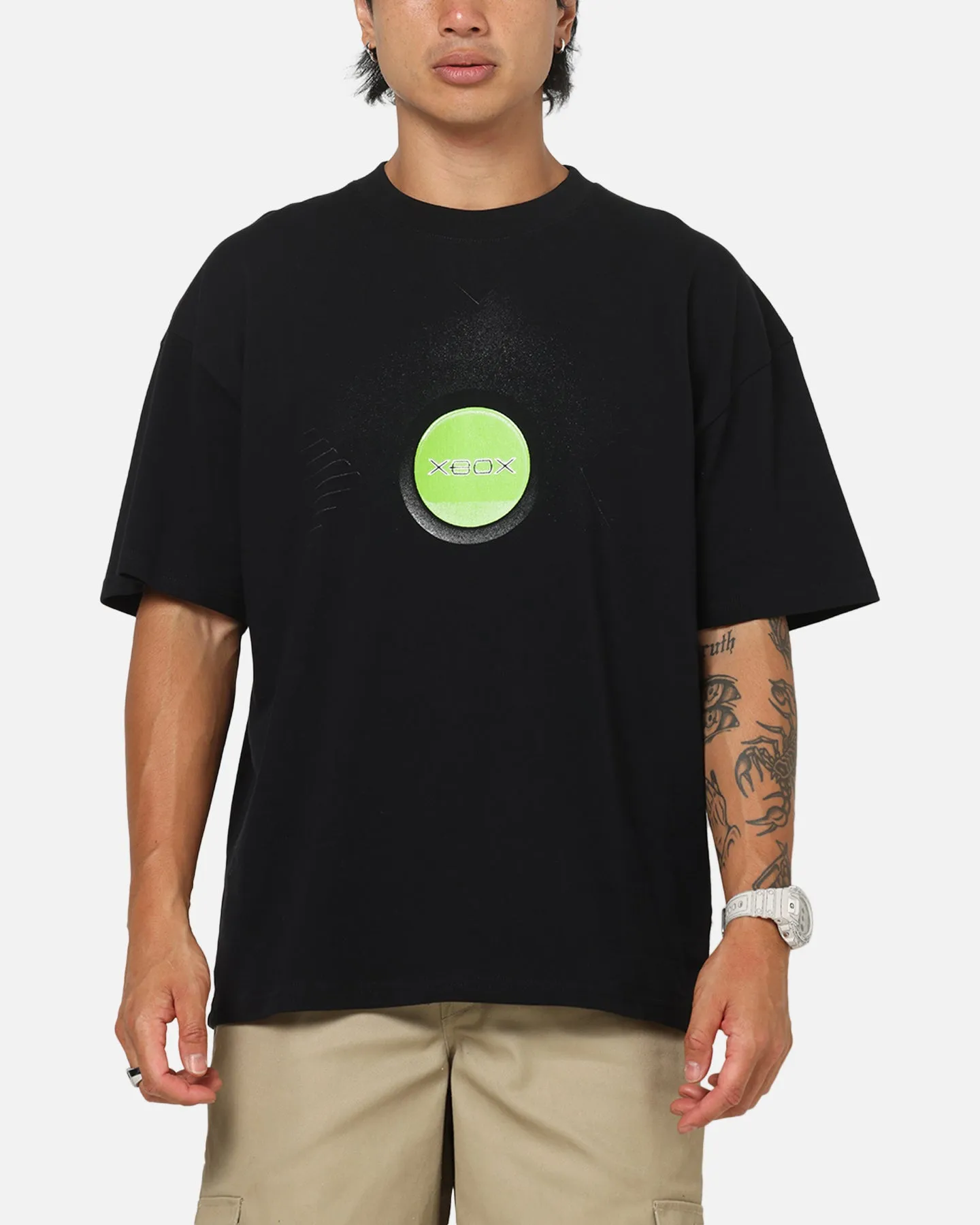 73Studio X Xbox 25th Anniversary 2001 Console T-Shirt Black sold by Culture Kings product image thumbnail 2
