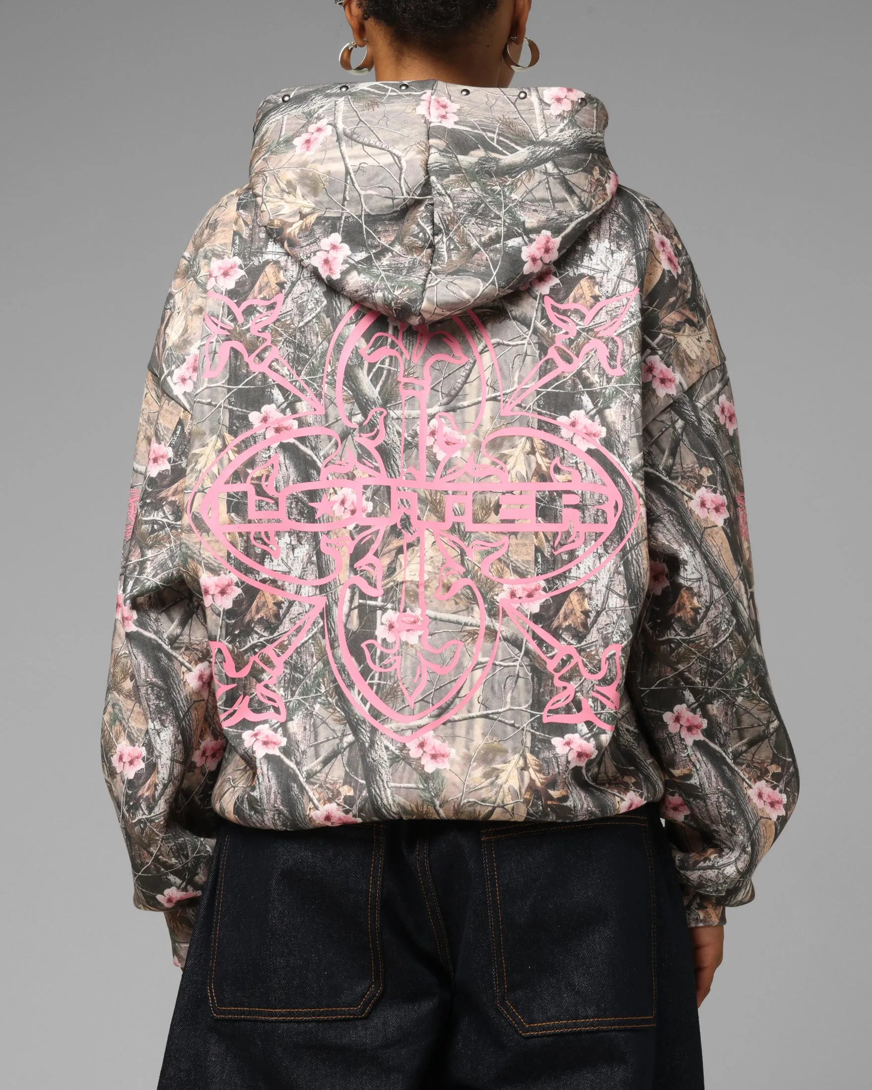 Loiter Blade Hoodie Real Tree/Pink sold by Culture Kings product image thumbnail 2