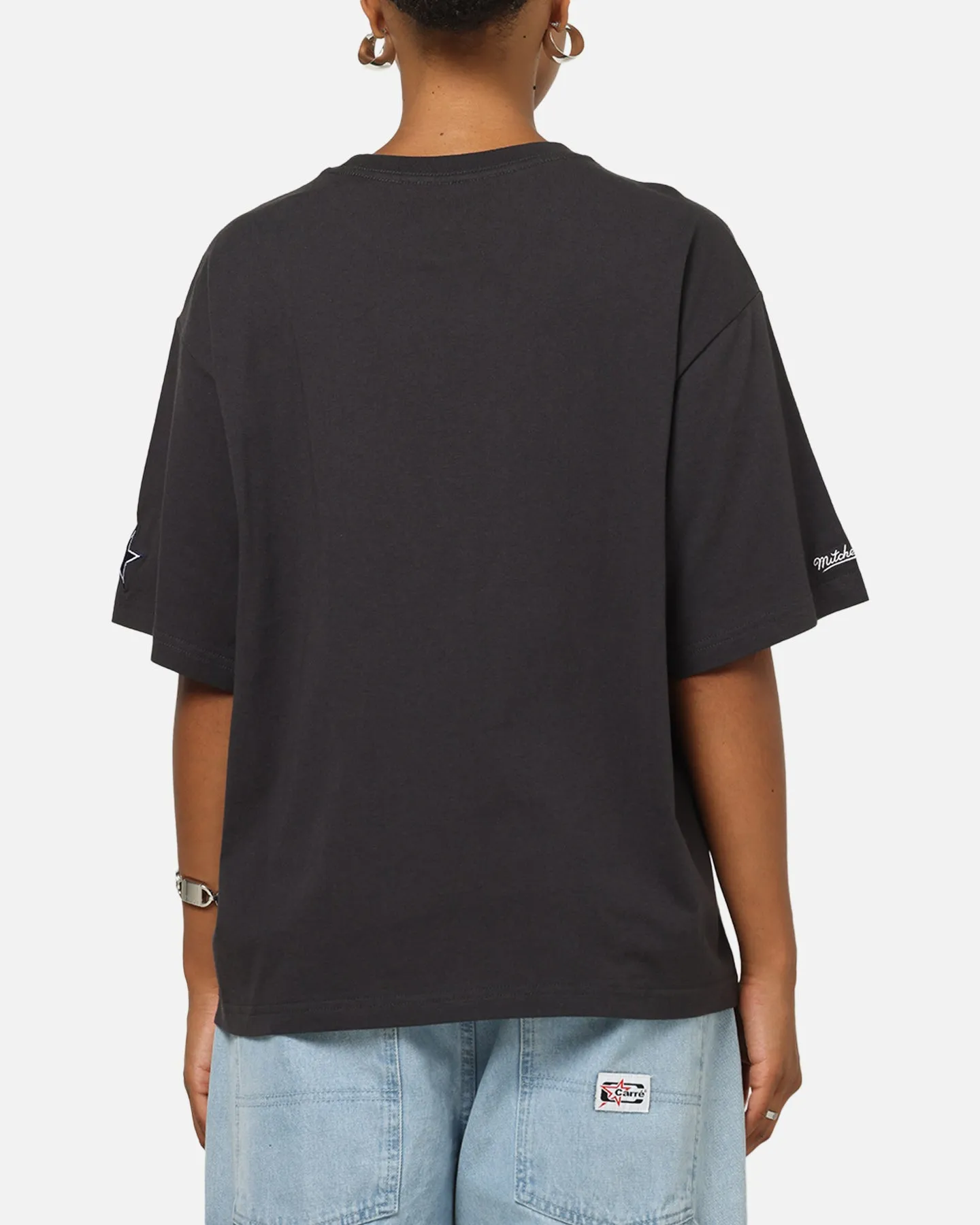 Mitchell & Ness Dallas Cowboys Chainstitch T-Shirt Washed Black sold by Culture Kings product image thumbnail 3