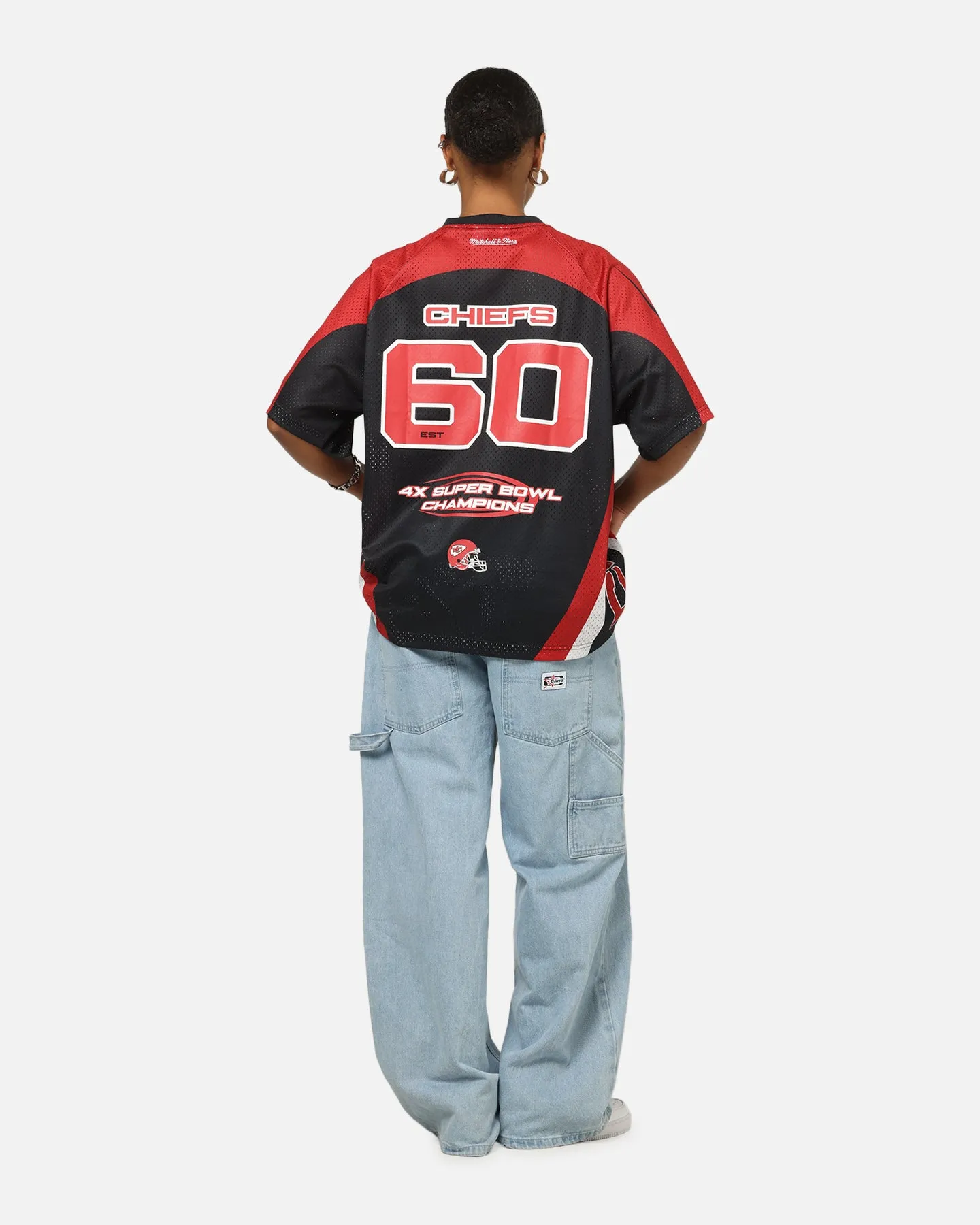 Mitchell & Ness Kansas City Chiefs Warehouse Rave Jersey Black/Red/White sold by Culture Kings product image thumbnail 4