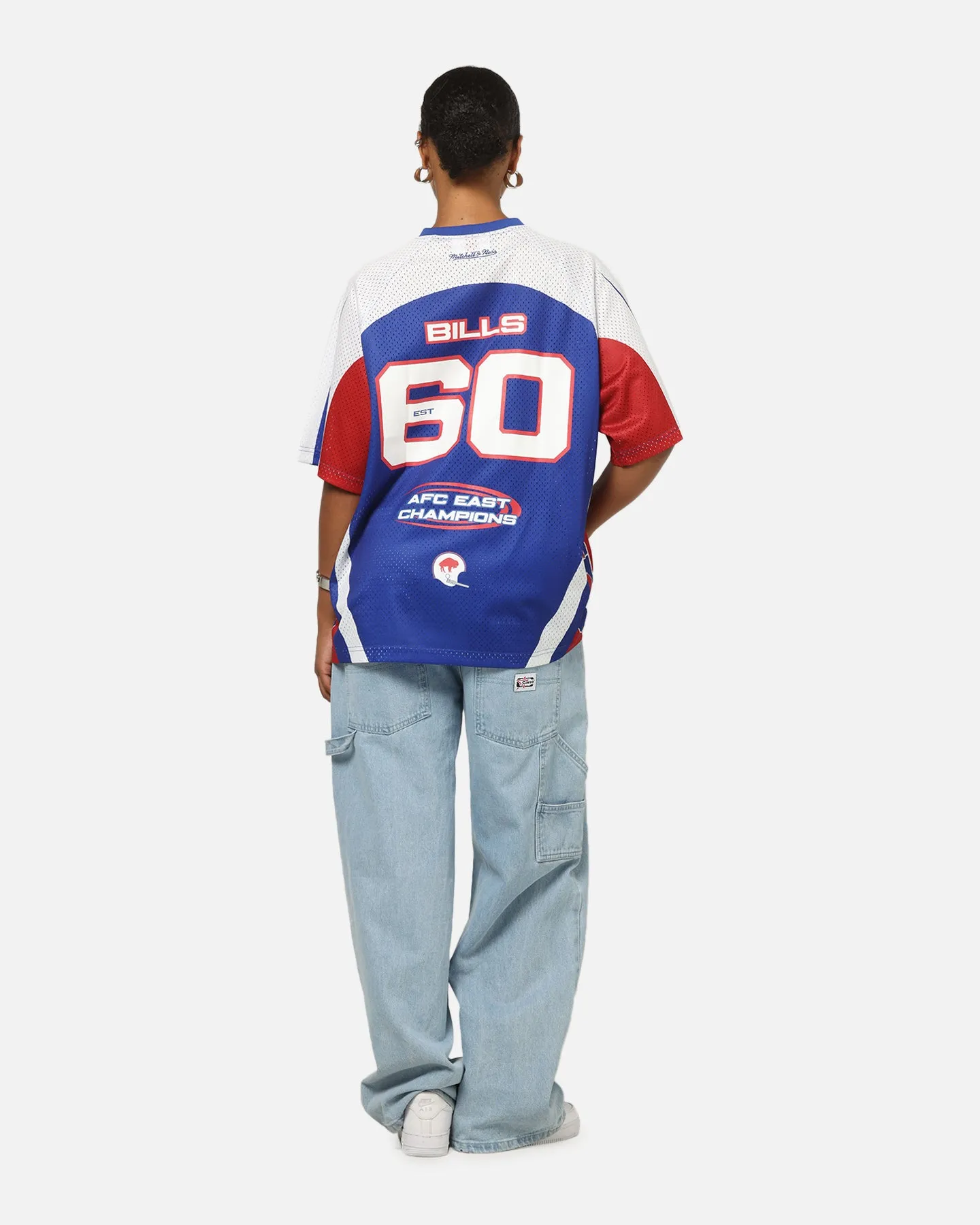 Mitchell & Ness Buffalo Bills Warehouse Rave Jersey White/Blue/Red sold by Culture Kings product image thumbnail 4