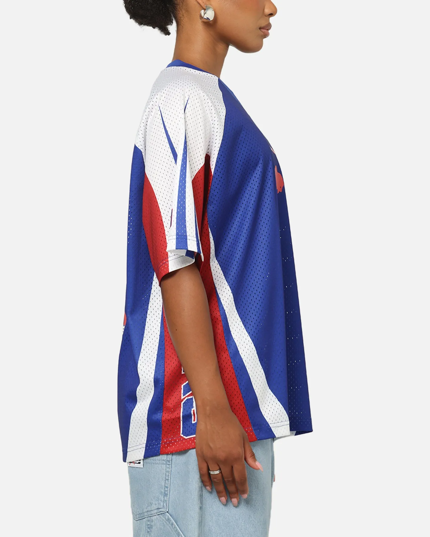 Mitchell & Ness Buffalo Bills Warehouse Rave Jersey White/Blue/Red sold by Culture Kings product image thumbnail 5