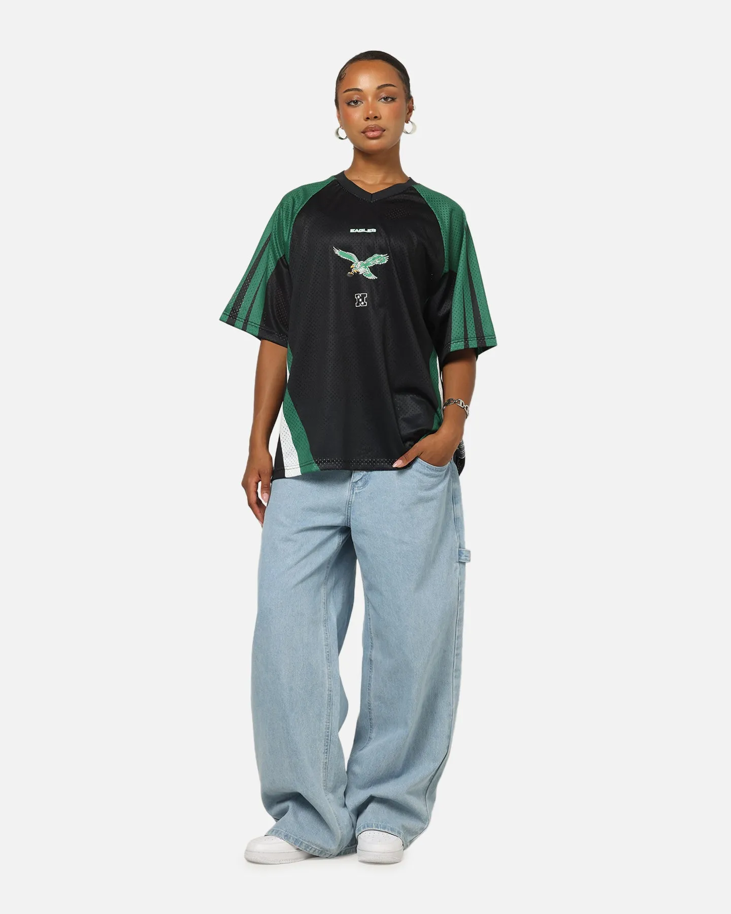 Mitchell & Ness Philadelphia Eagles Warehouse Rave Jersey Black/Green sold by Culture Kings product image thumbnail 4